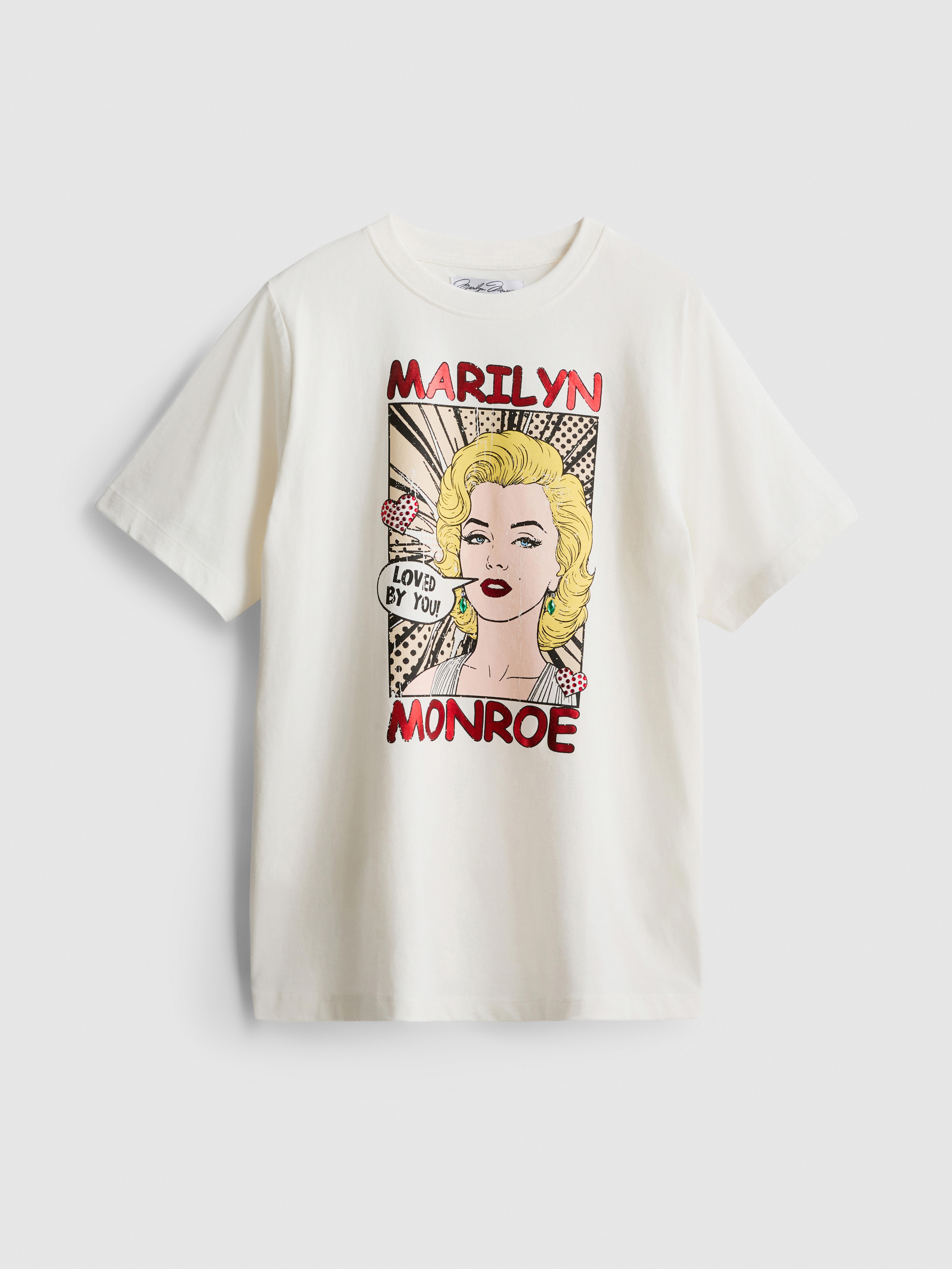 Marilyn Monroe Oversized Cotton T-Shirt