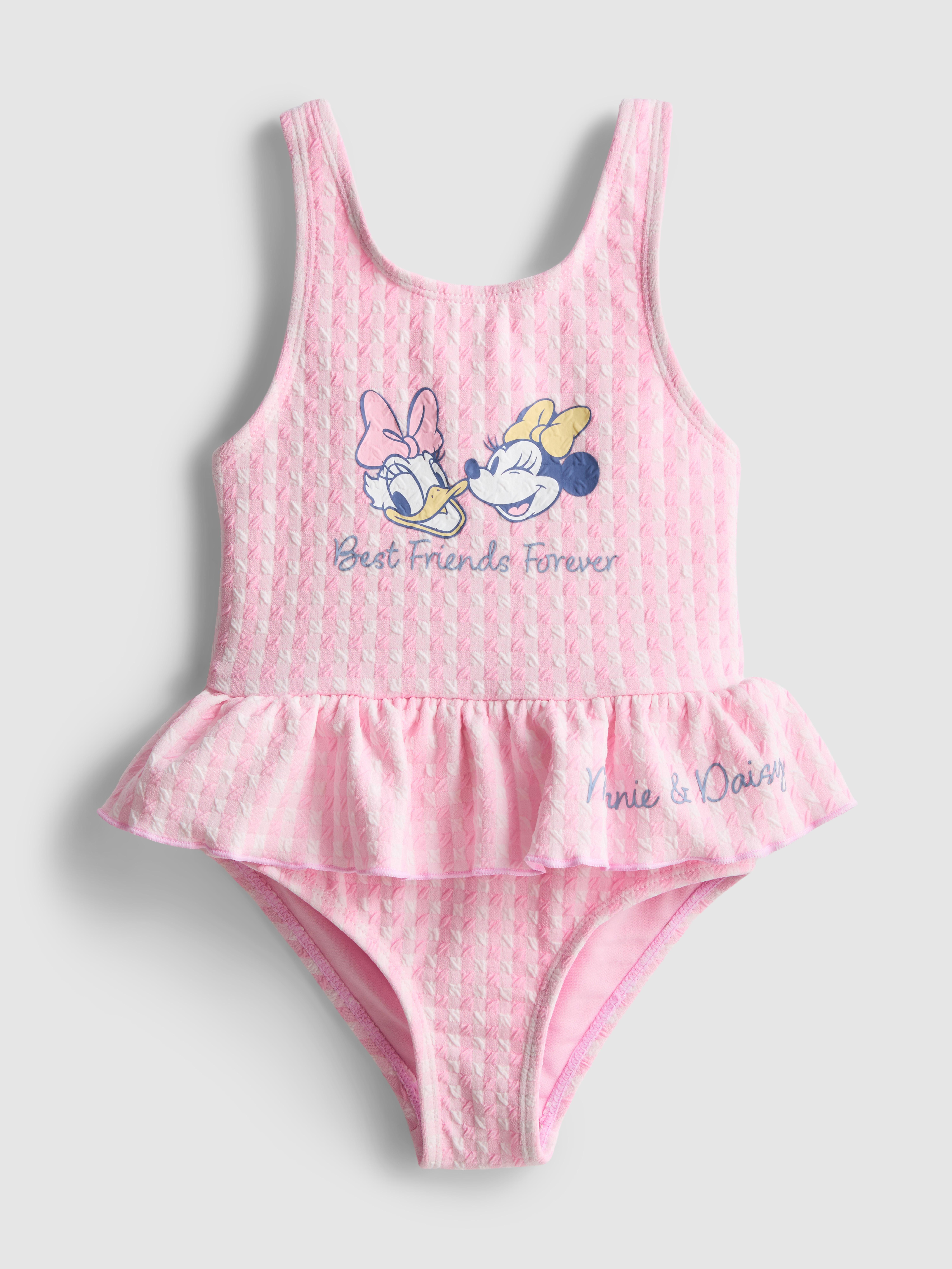 18 mois–8 ans | Maillot de bain à volants Disney Minnie Mouse et Daisy Duck