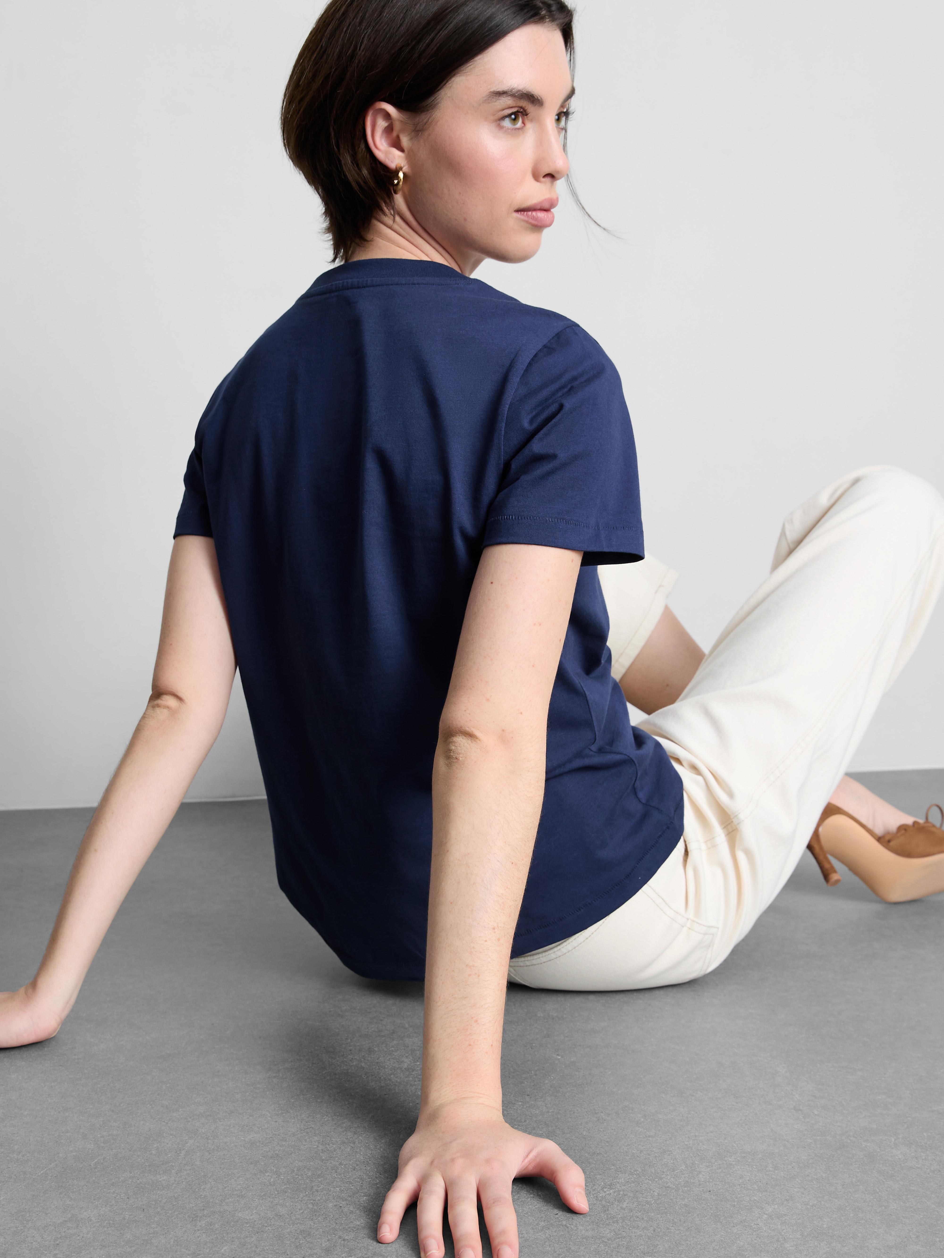 Relaxed katoenen T-shirt met print Honda