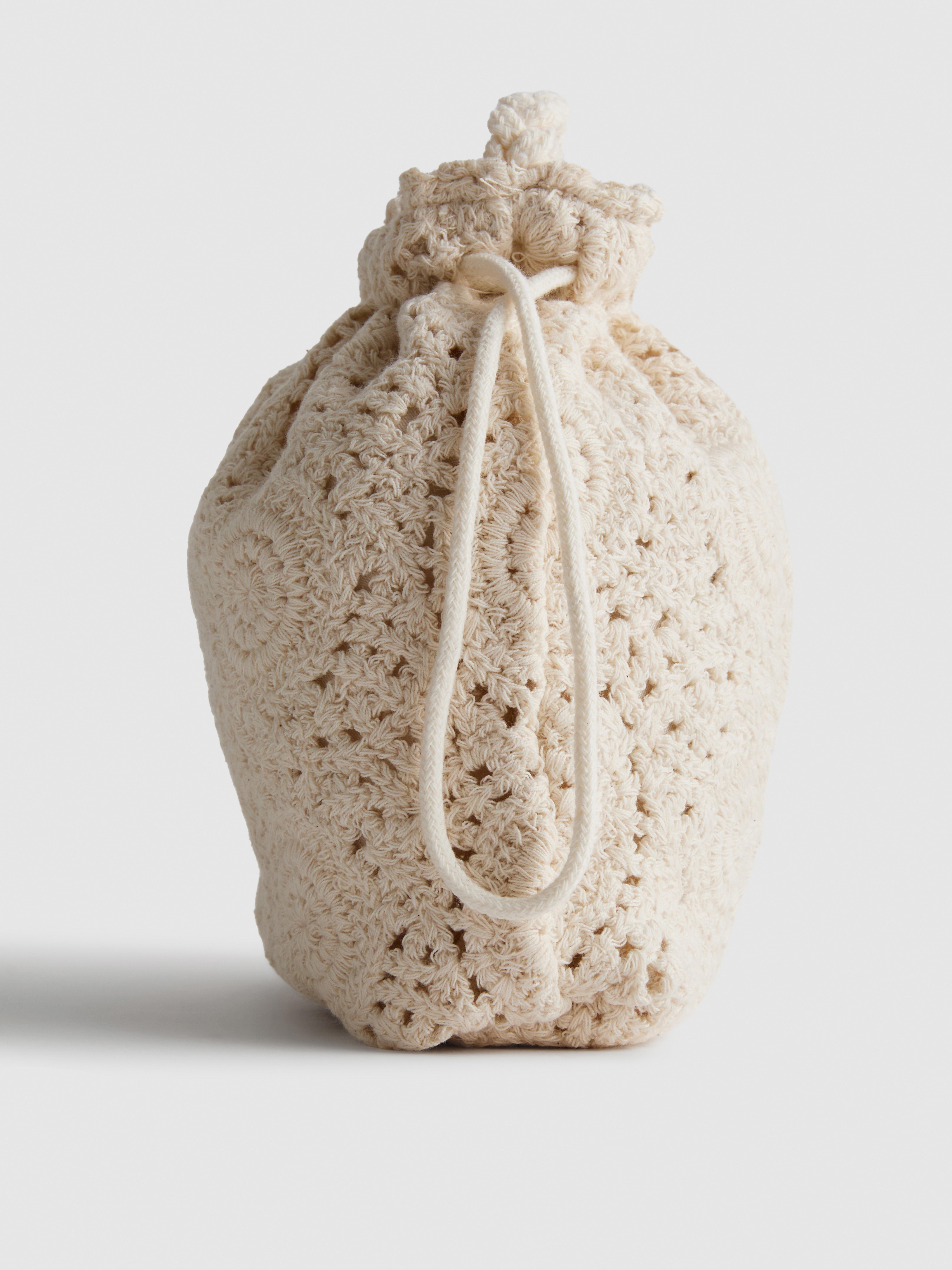 Gehaakte schoudertas