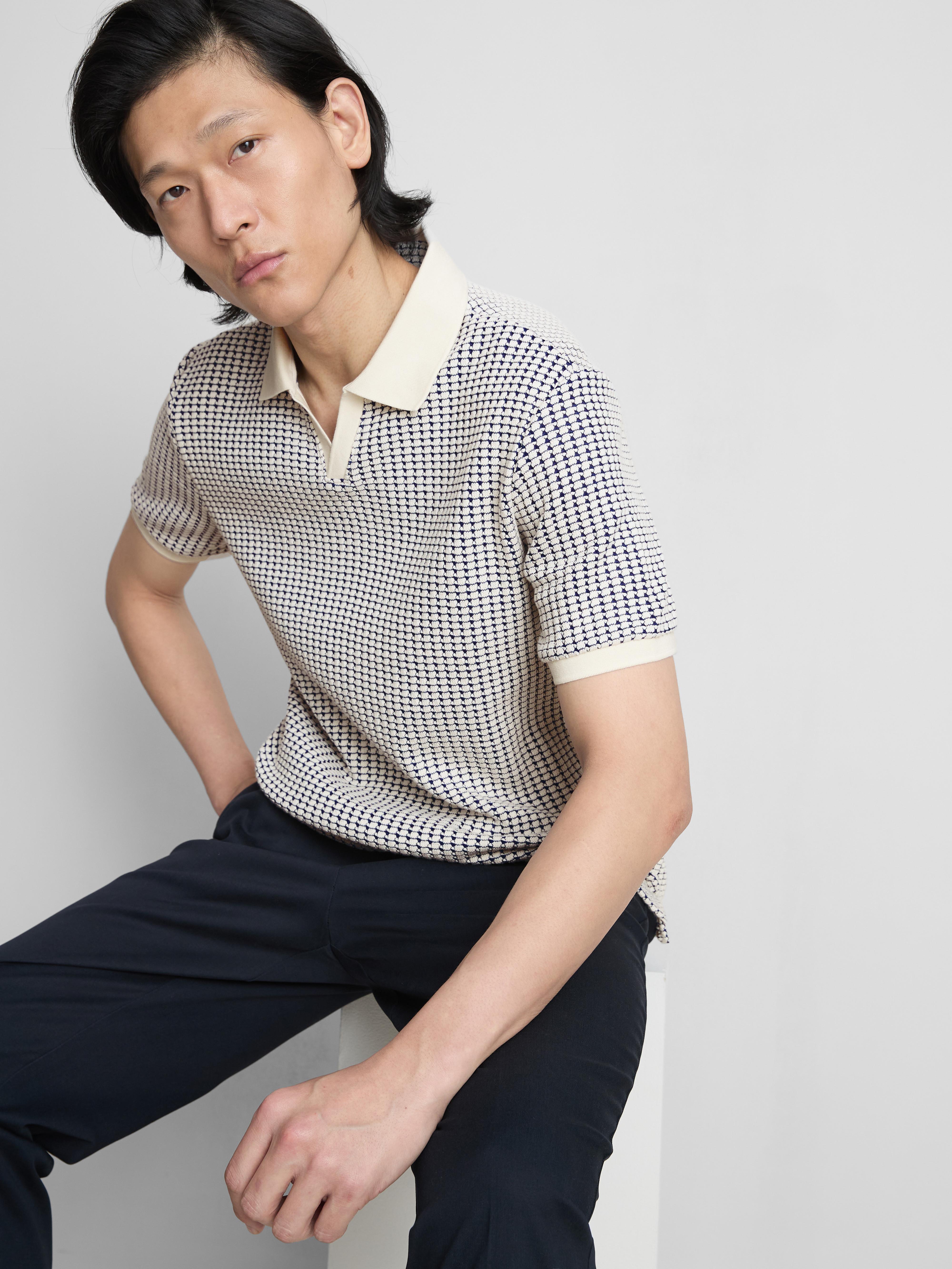 Jacquard poloshirt The Edit