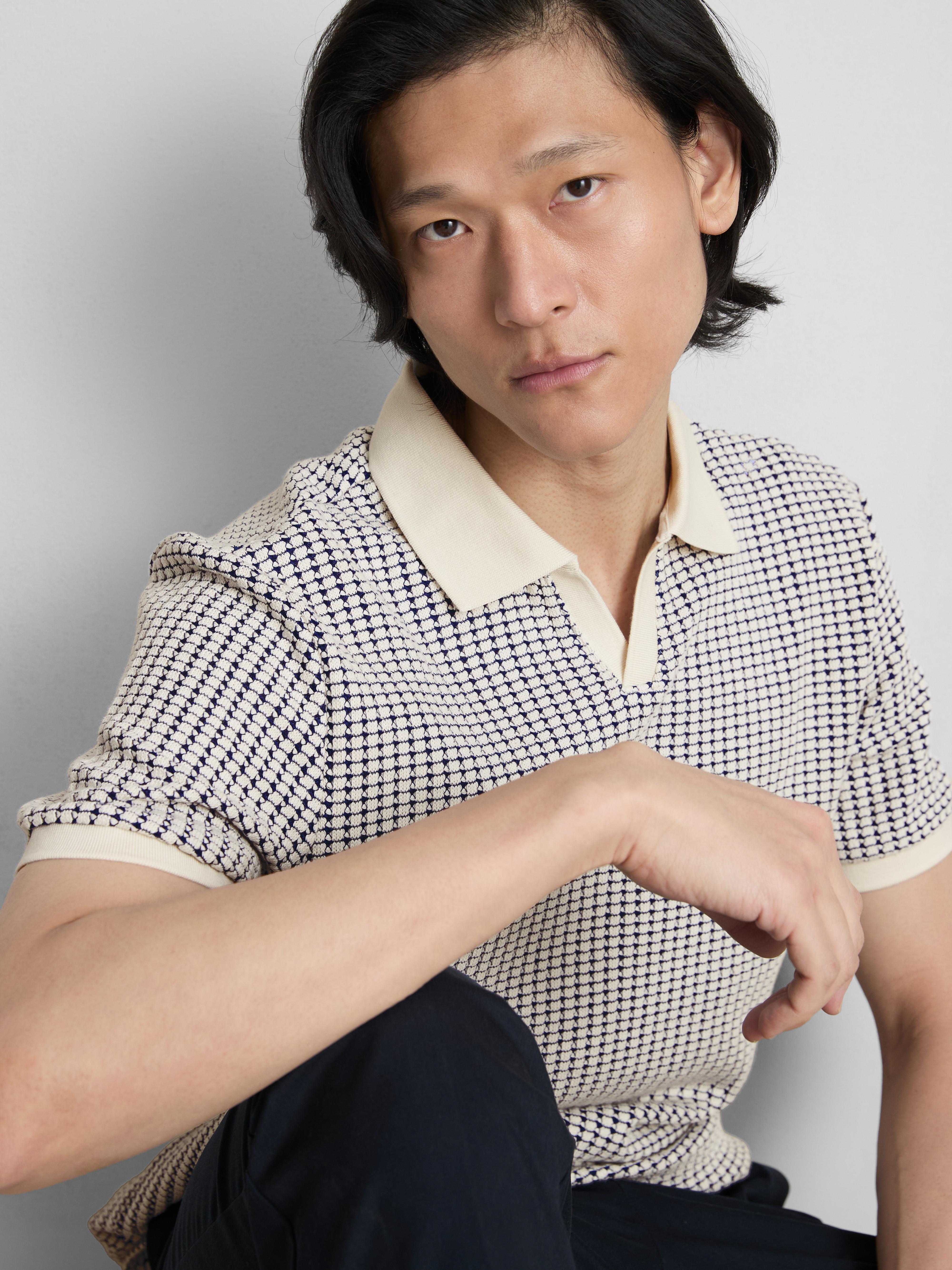 Jacquard poloshirt The Edit