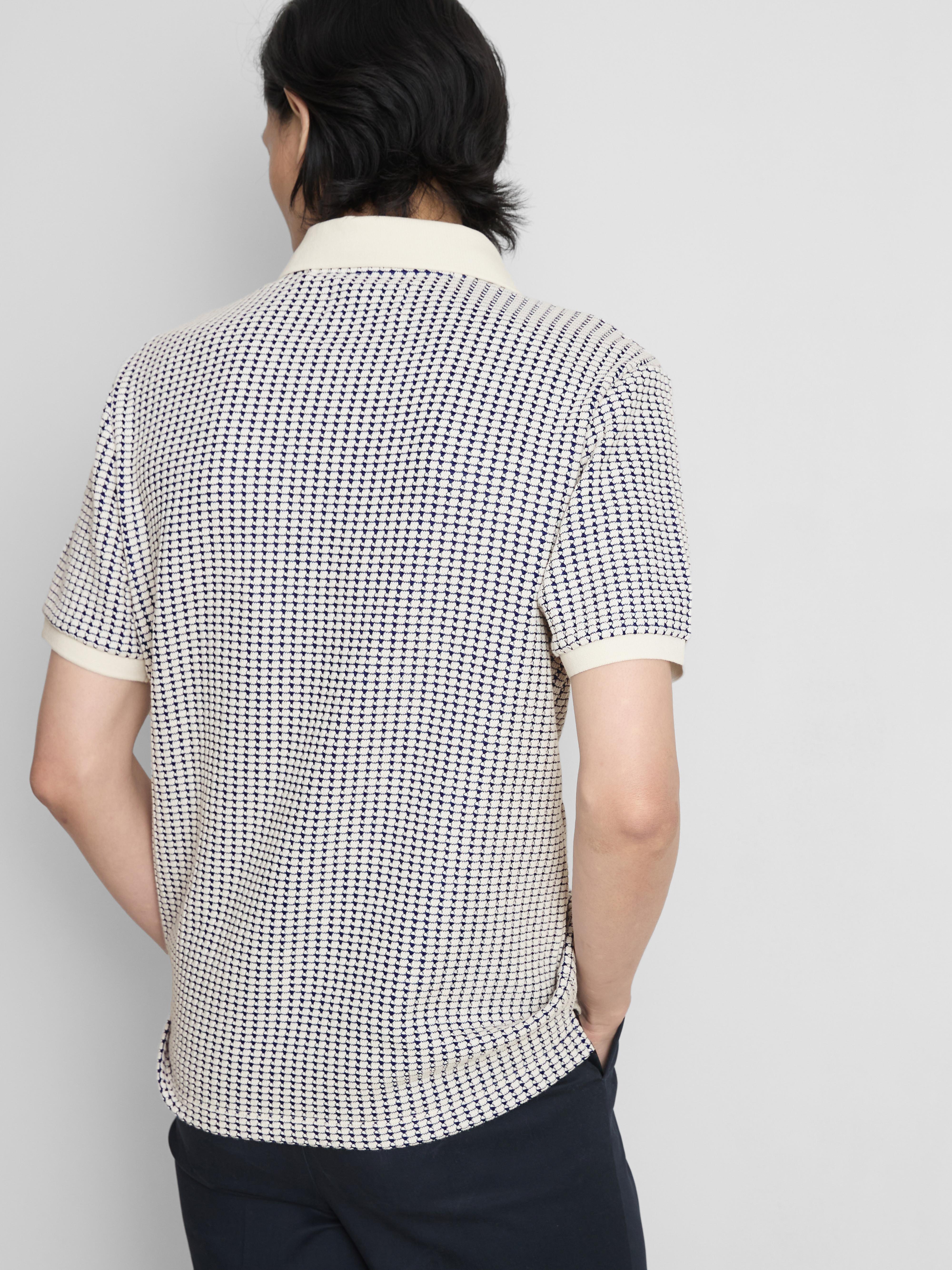Jacquard poloshirt The Edit