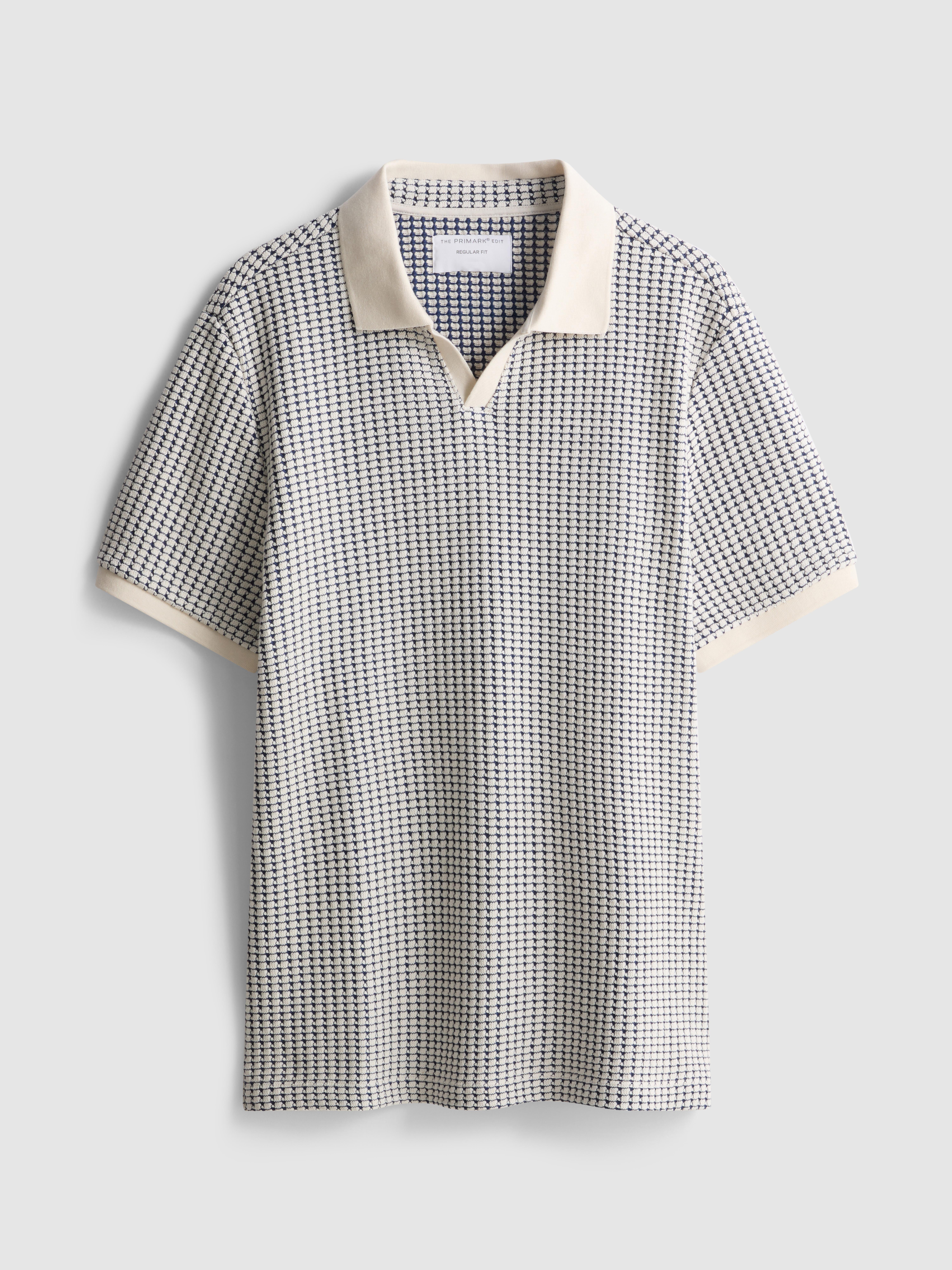 The Edit Jacquard Polo Shirt