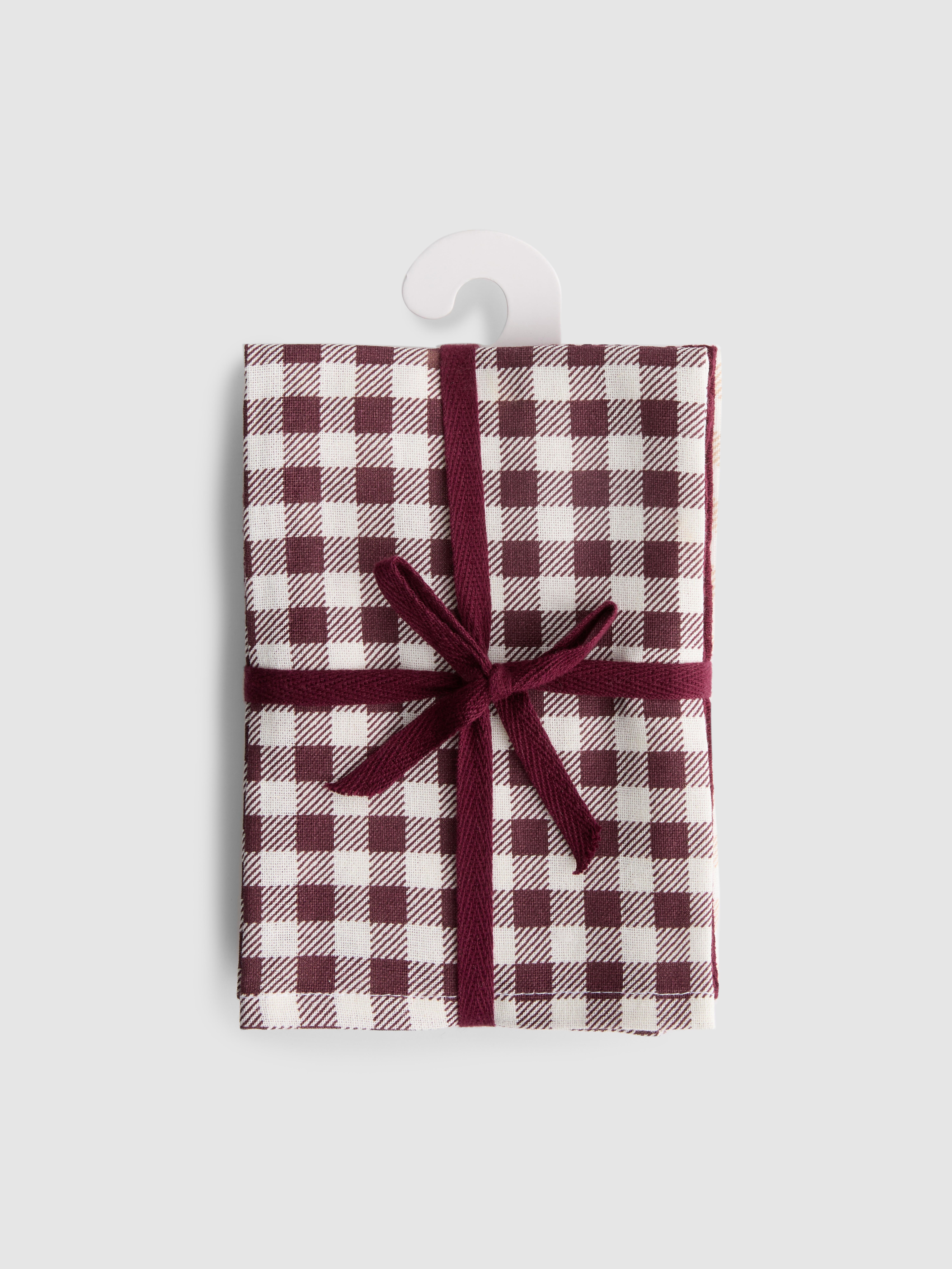 3pk Decorative Tea Towels