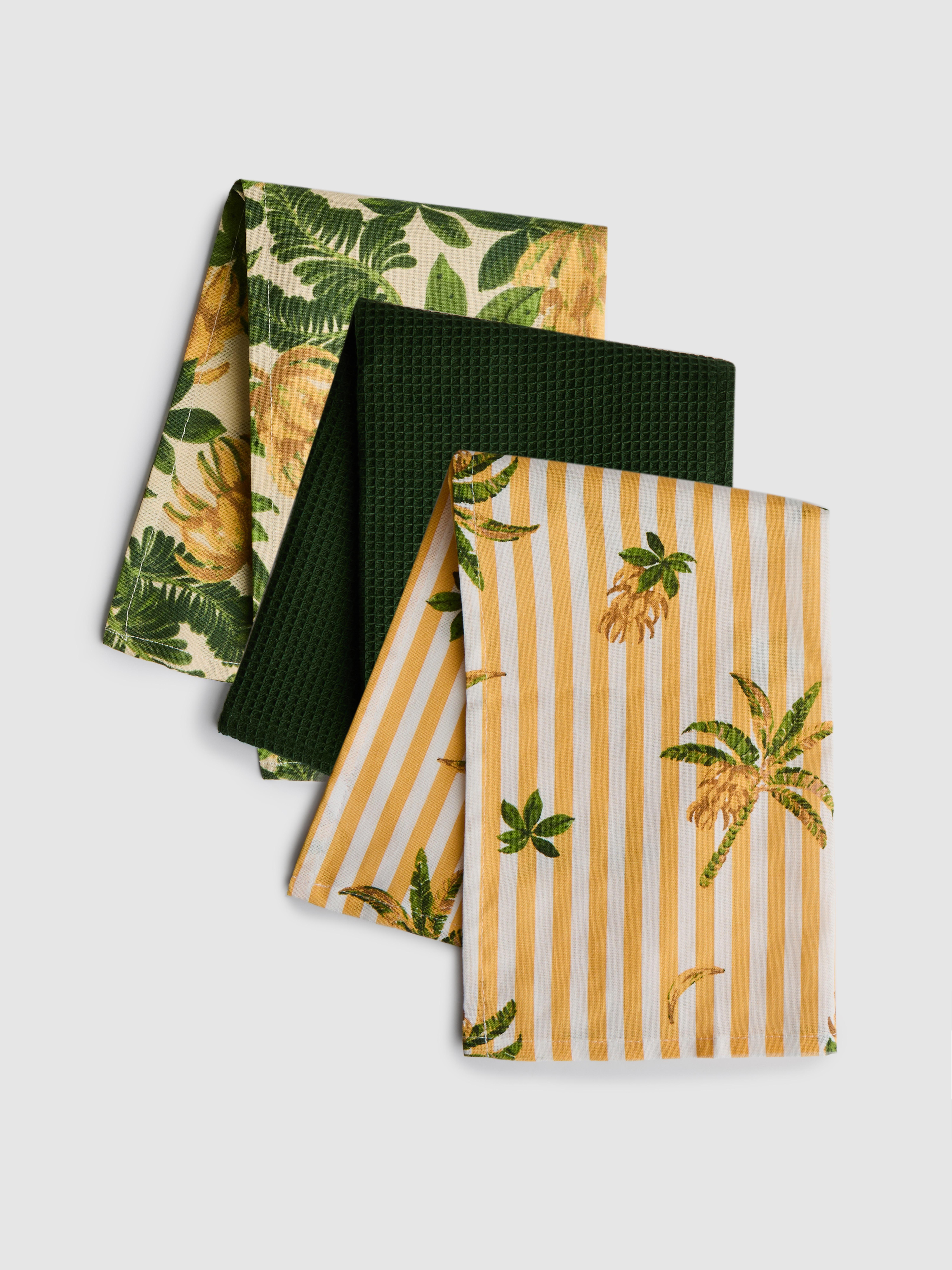 3pk Decorative Tea Towels