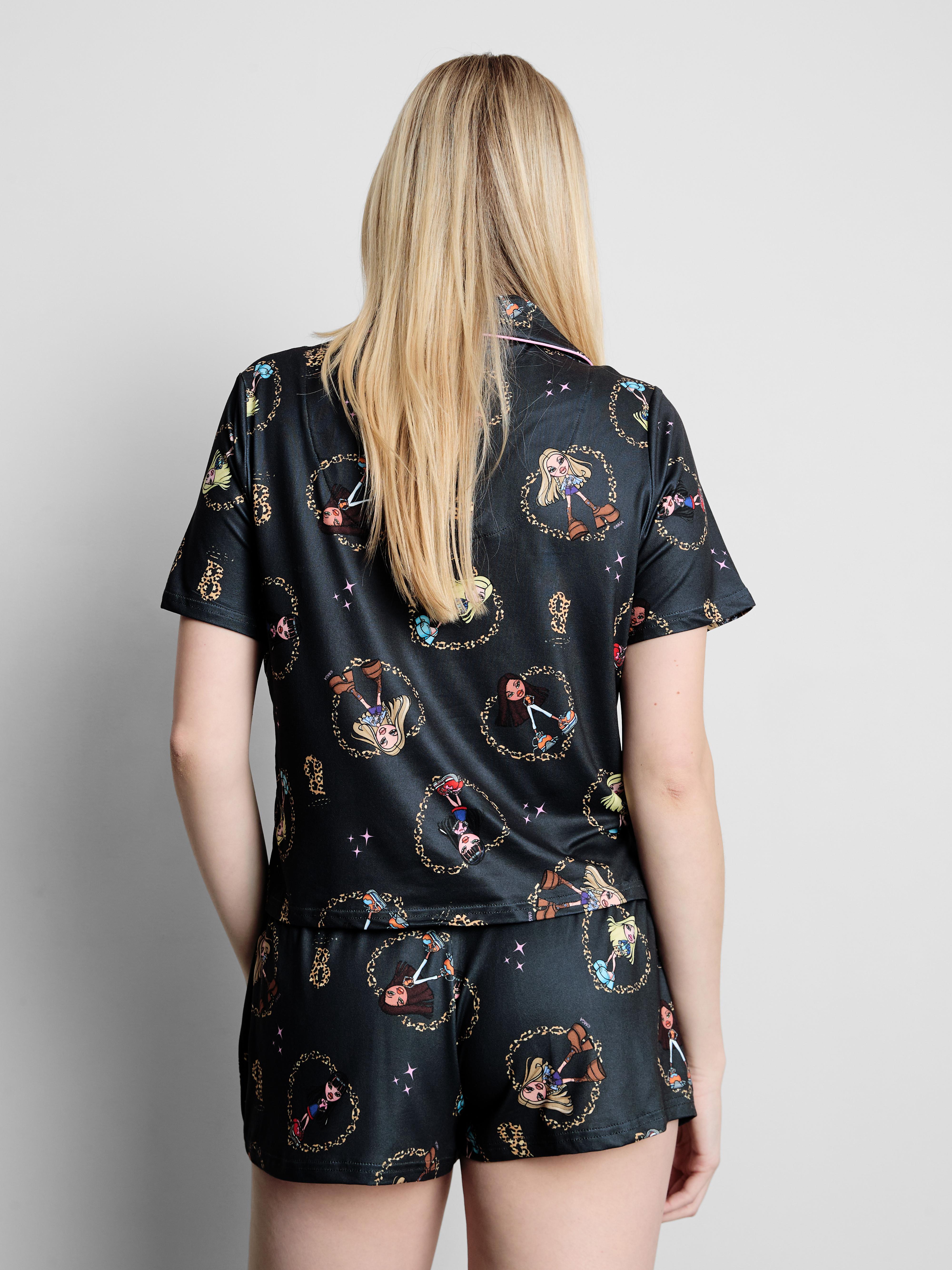 Korte boyfriend-pyjama met print Bratz