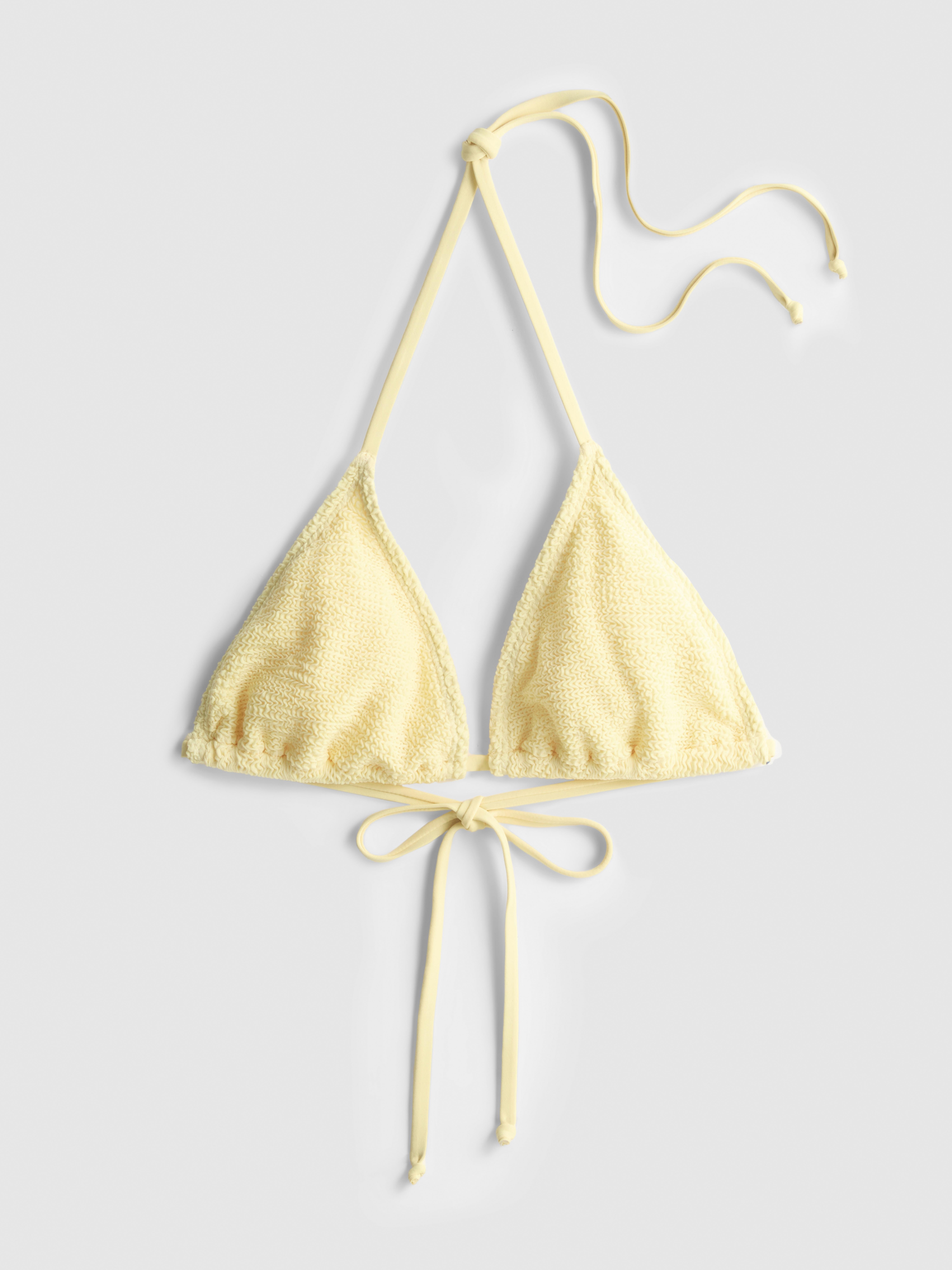 Crinkle Triangle Bikini Top