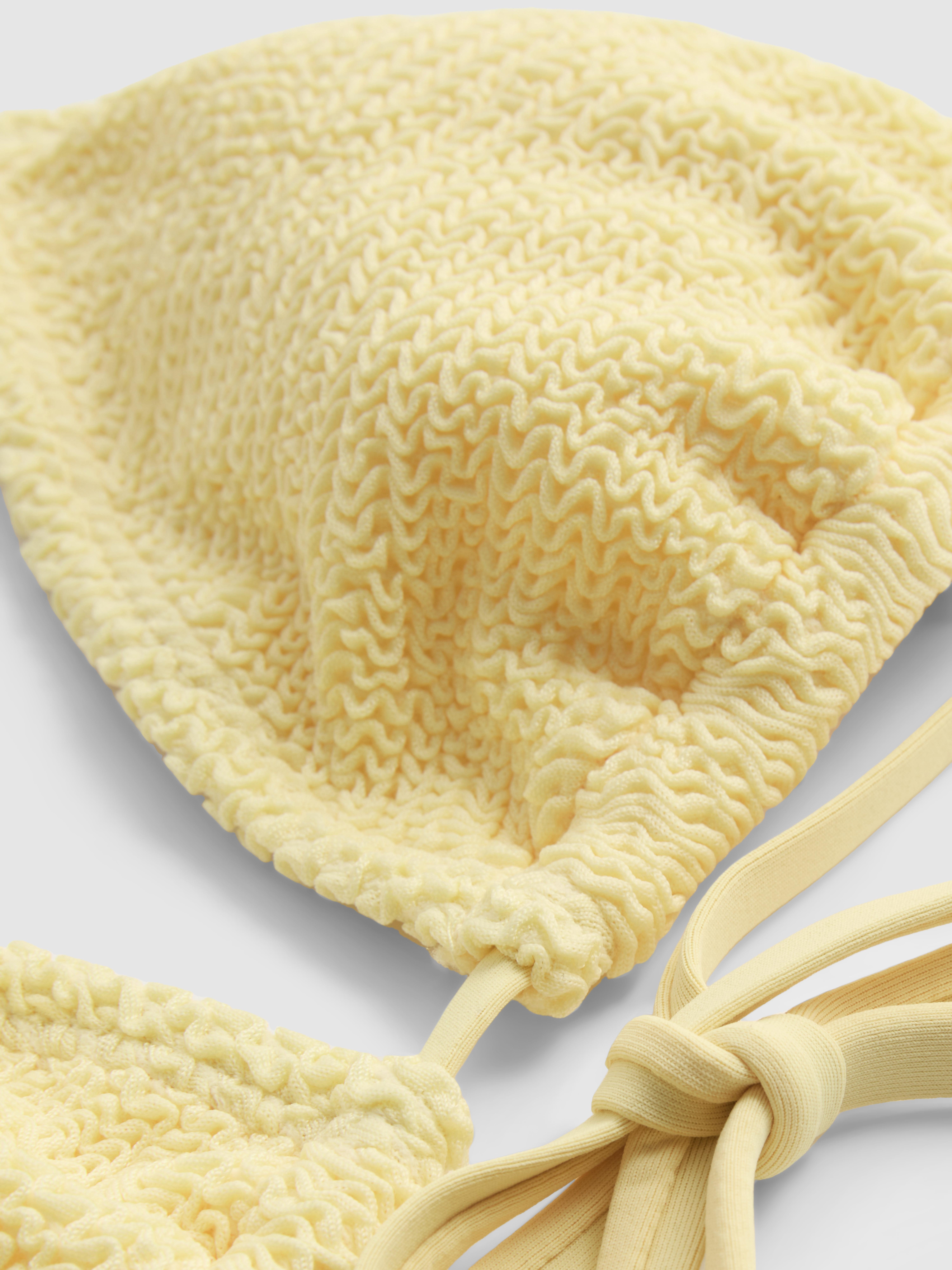 Crinkle Triangle Bikini Top