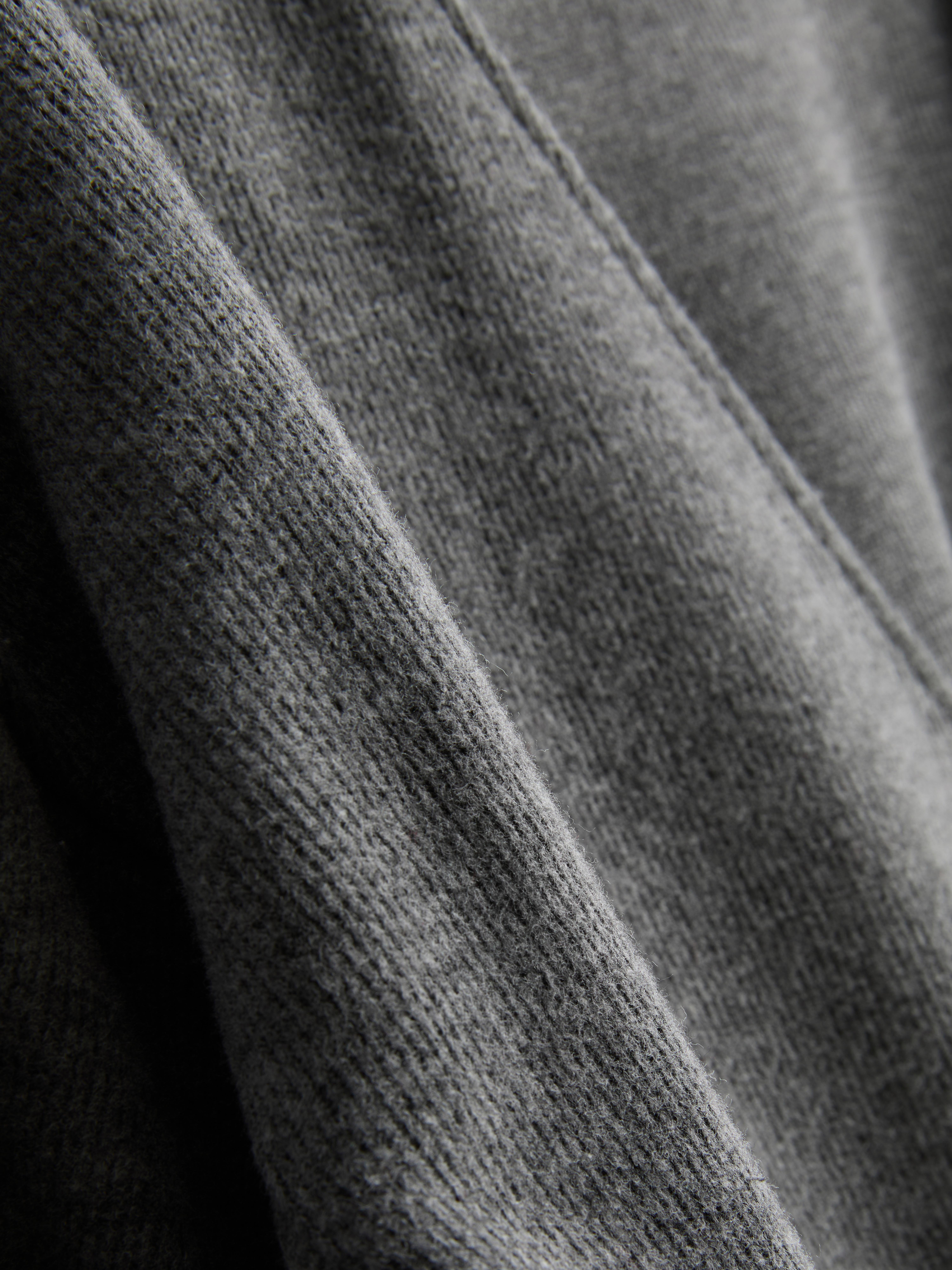 Women's Gray Heather Wrap Bell Sleeve Cardigan