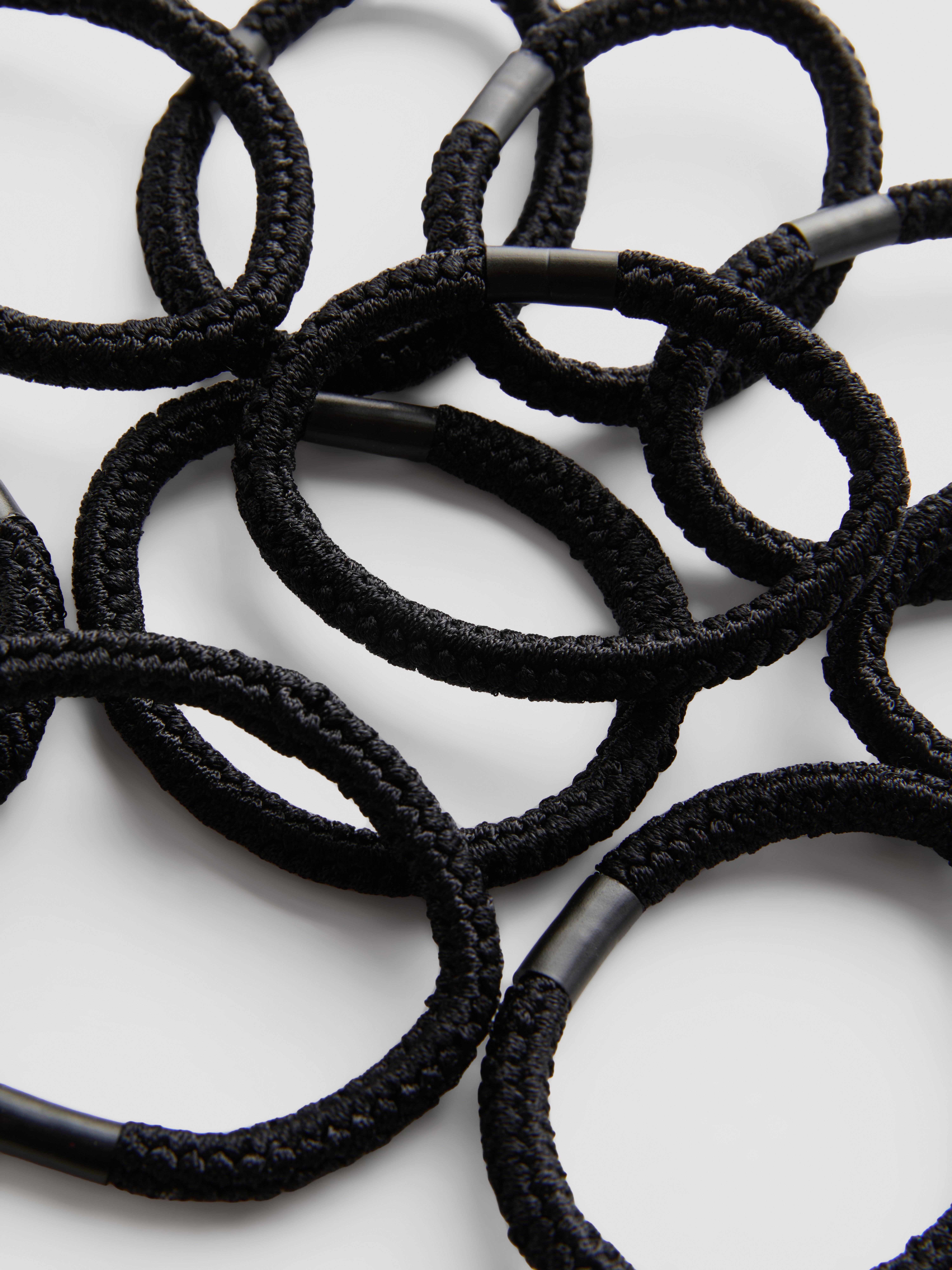 Confezione da 10 elastici per capelli spessi