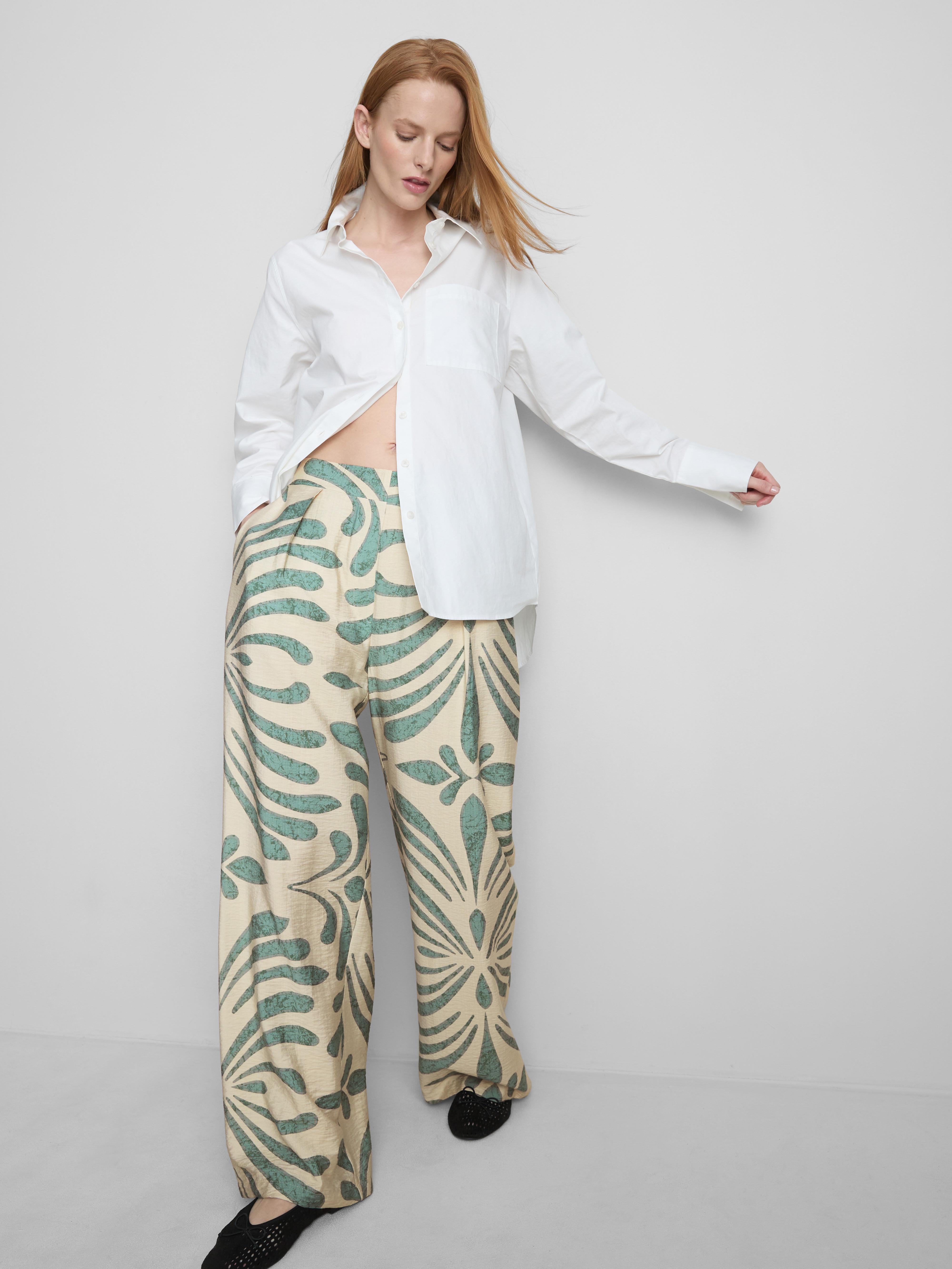 Printed Palazzo Pants