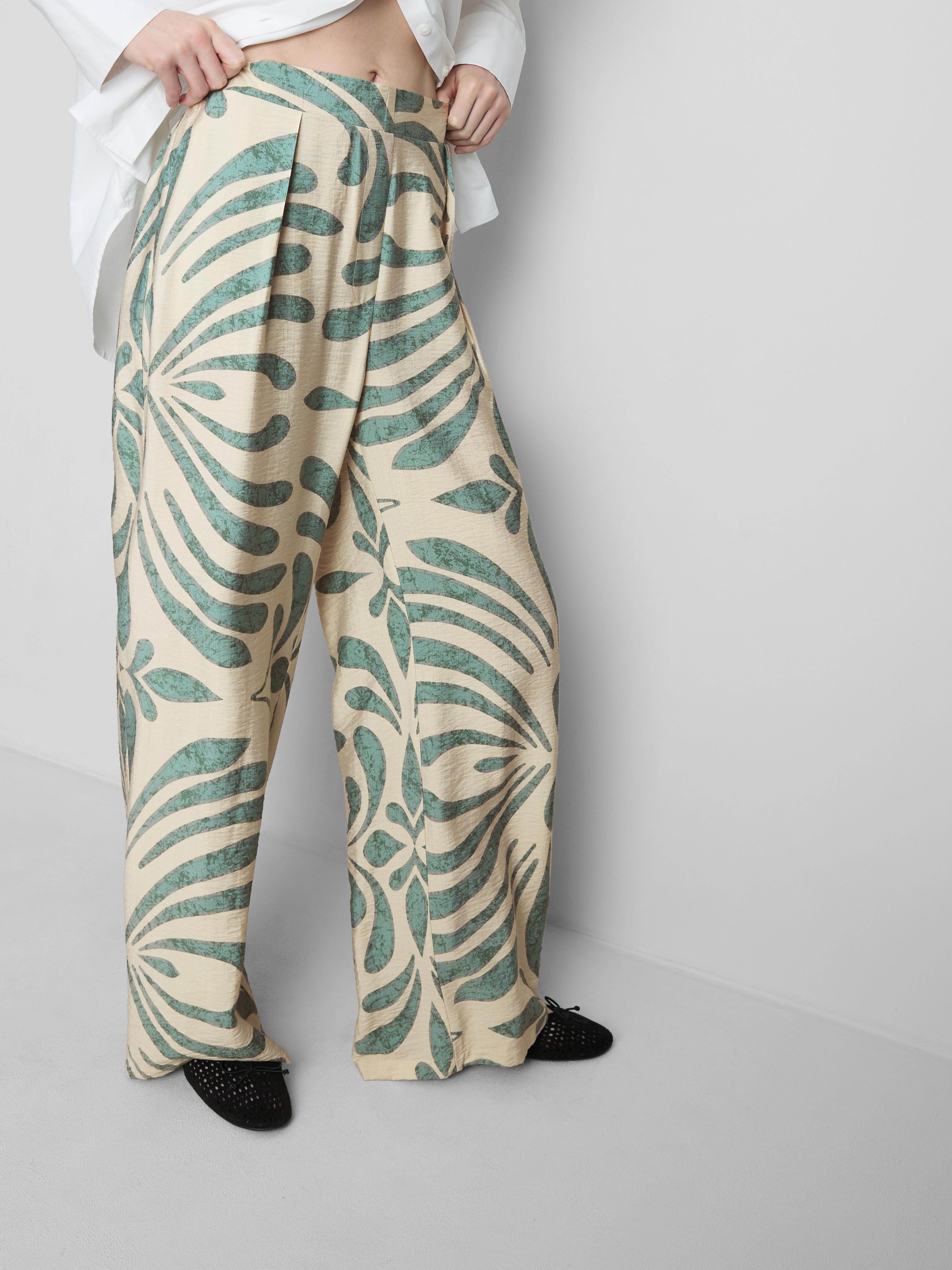 Pantalon palazzo imprimé