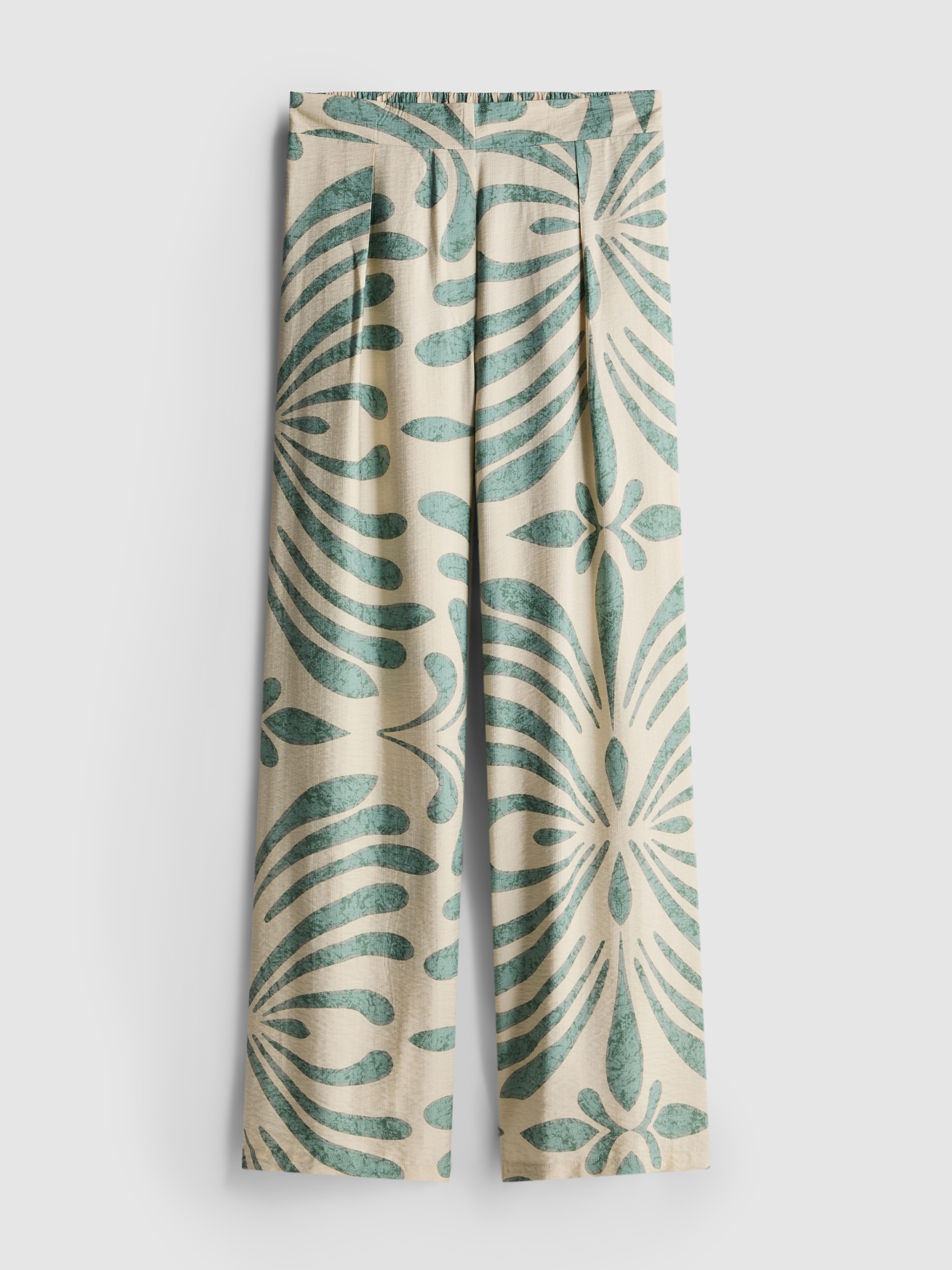 Pantalon palazzo imprimé