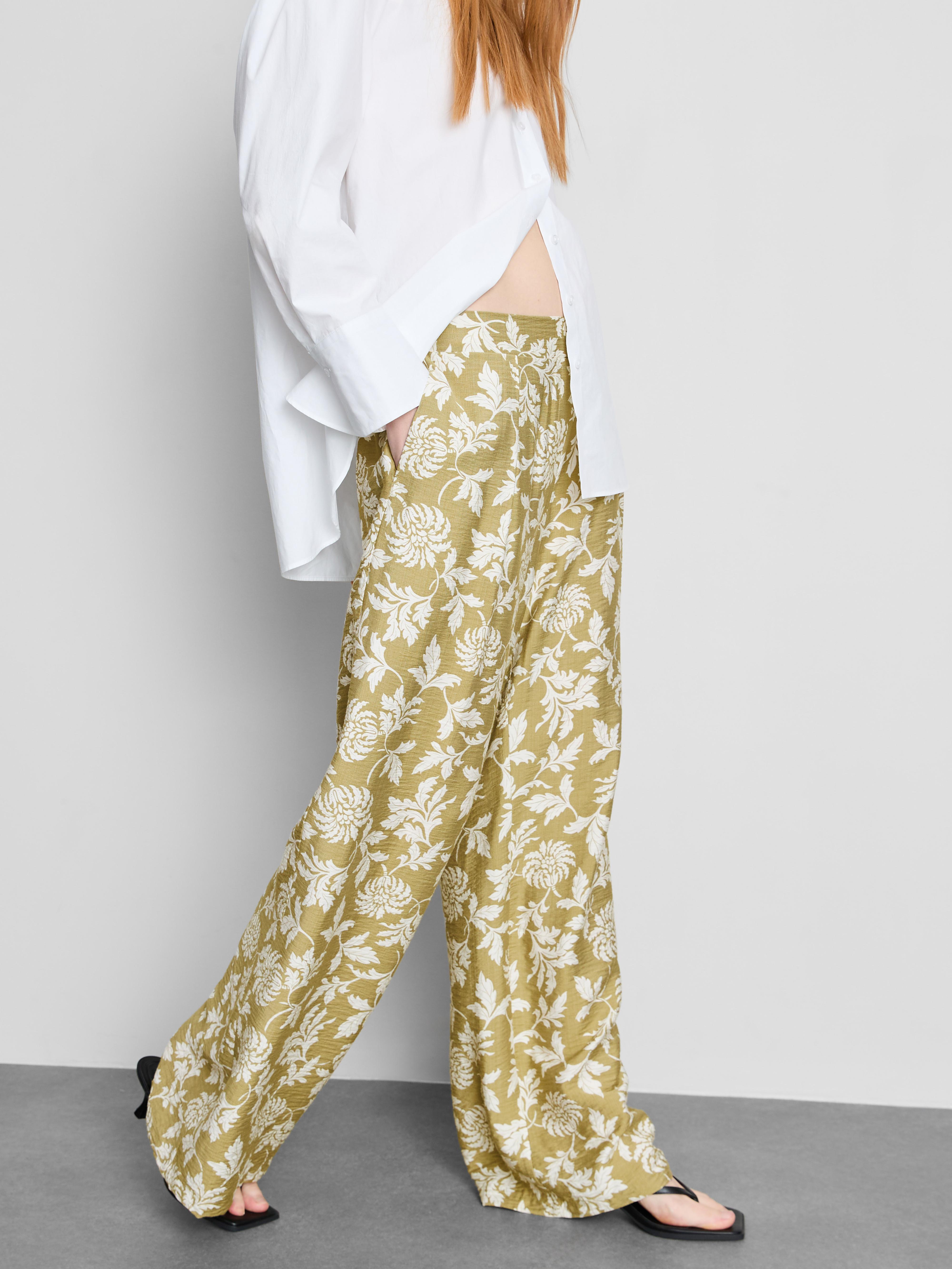 Palazzobroek met print