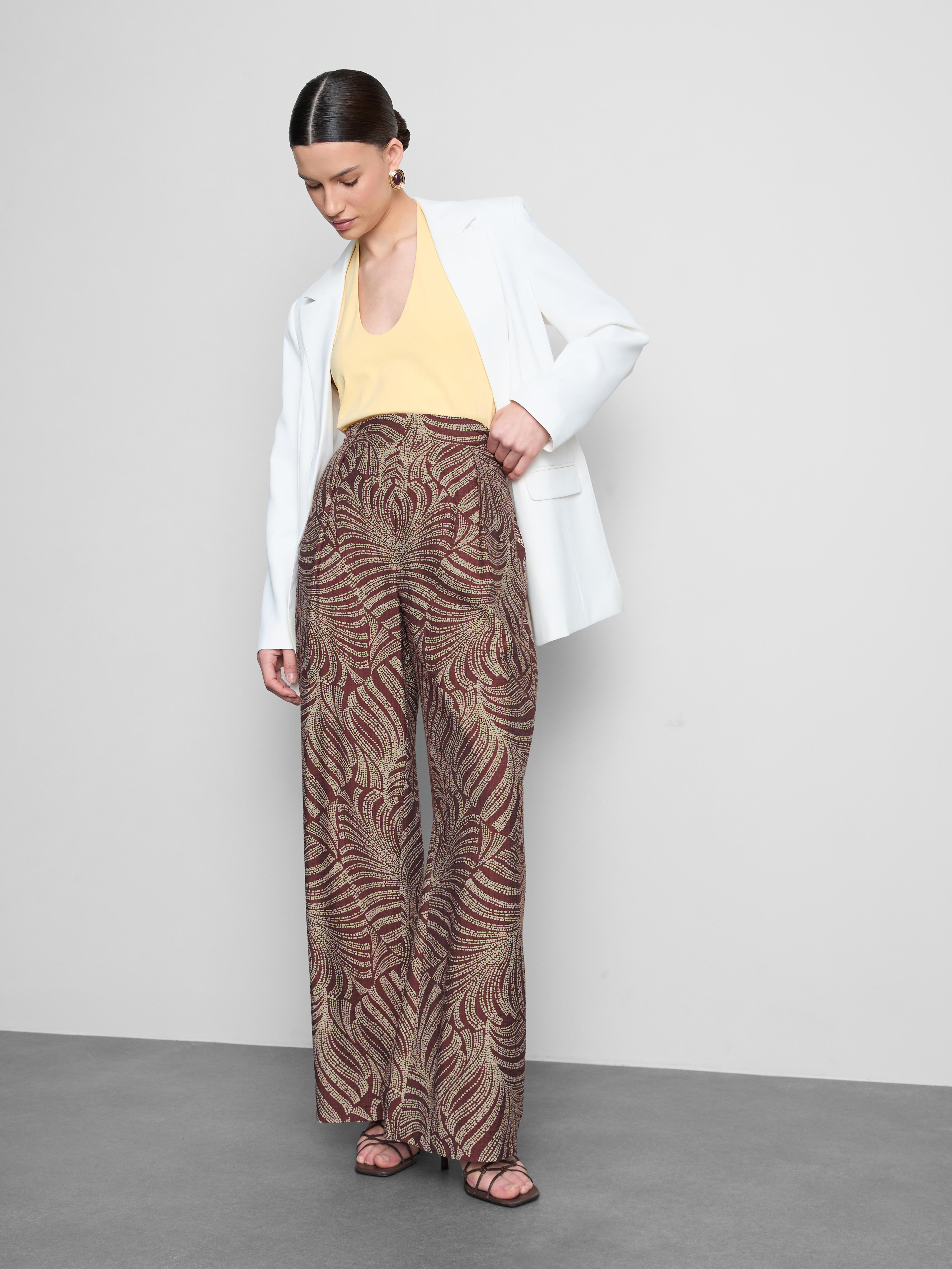 Palazzo-Hose mit Print