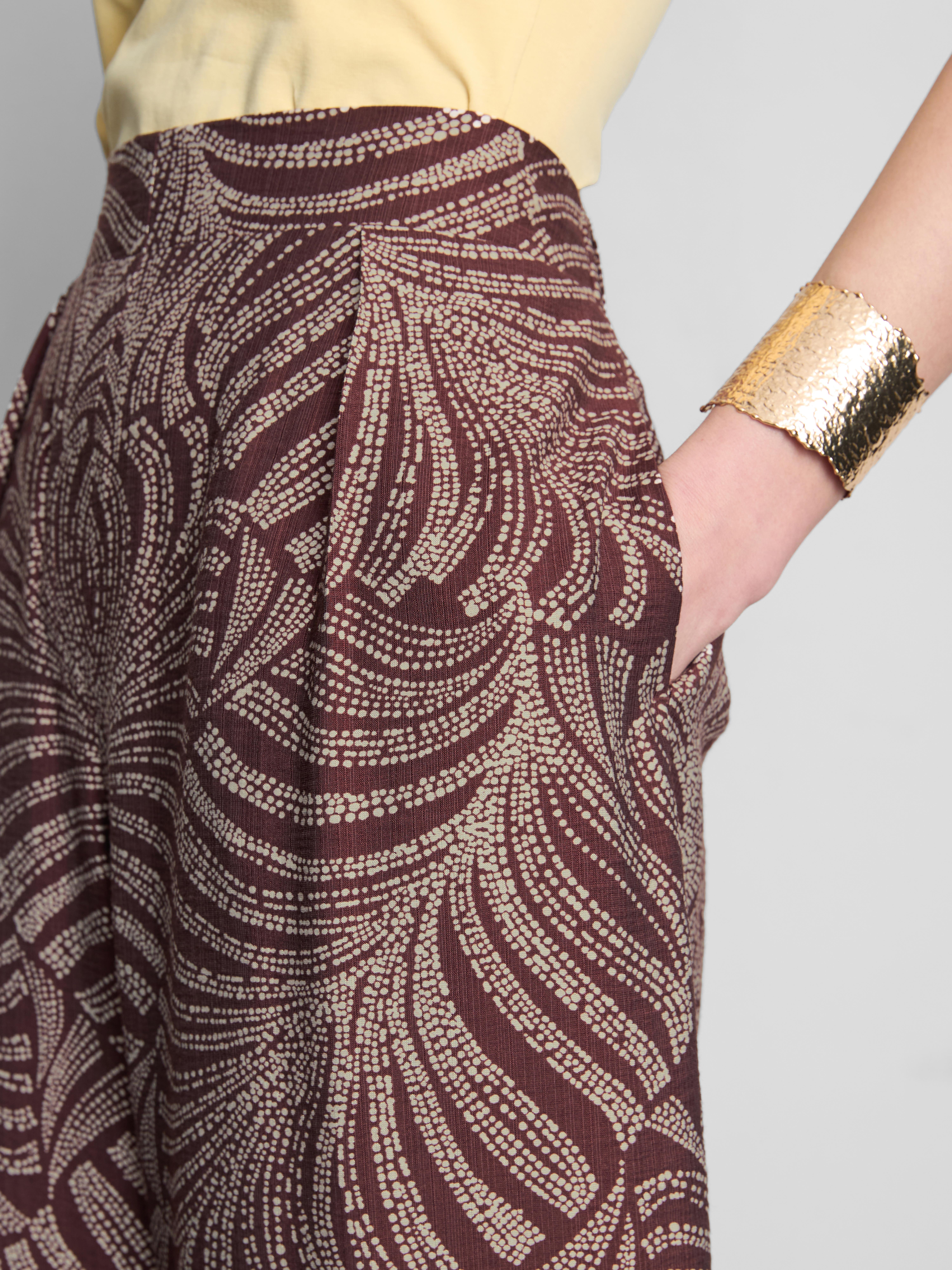 Palazzo-Hose mit Print