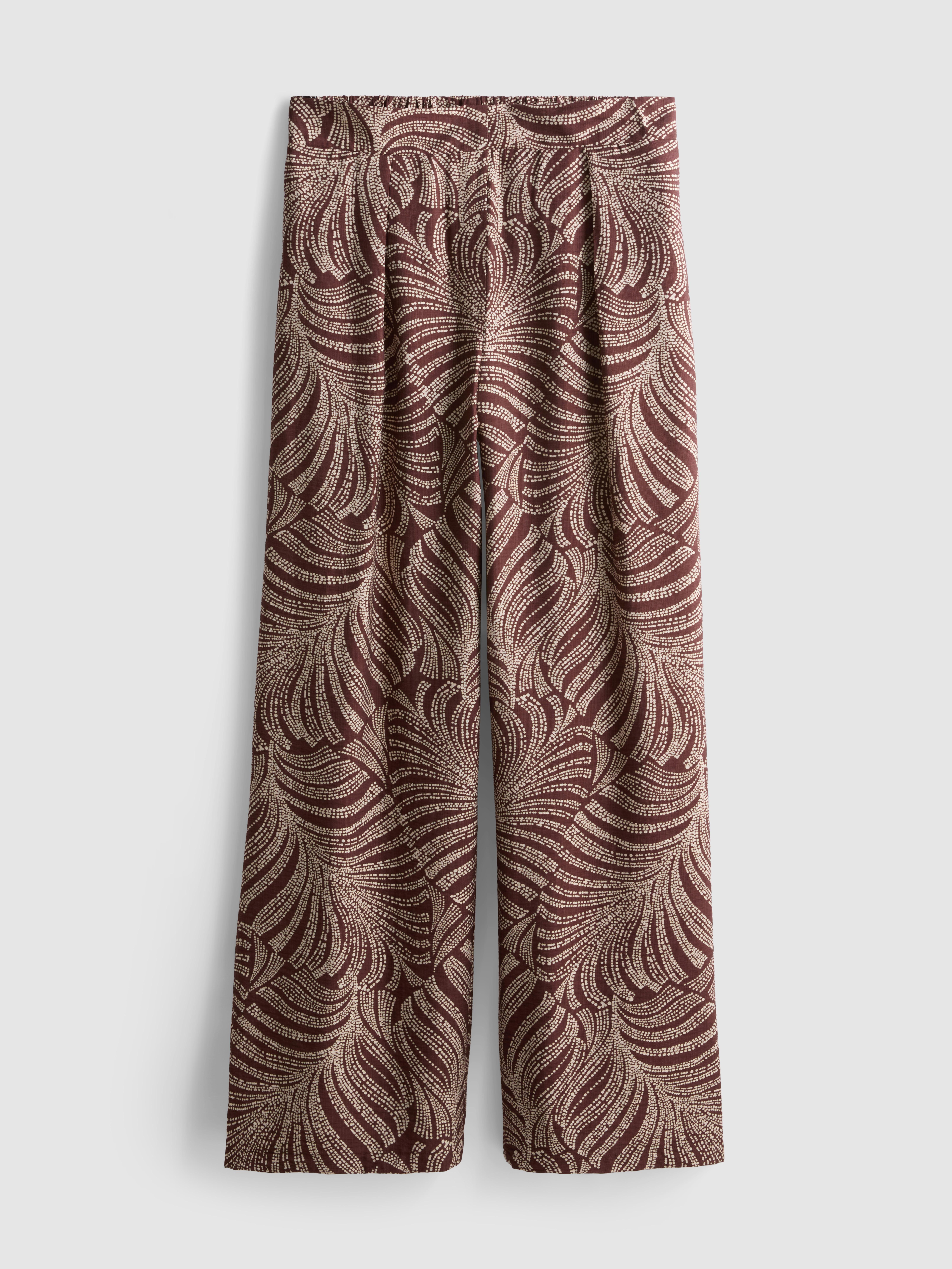Palazzo-Hose mit Print