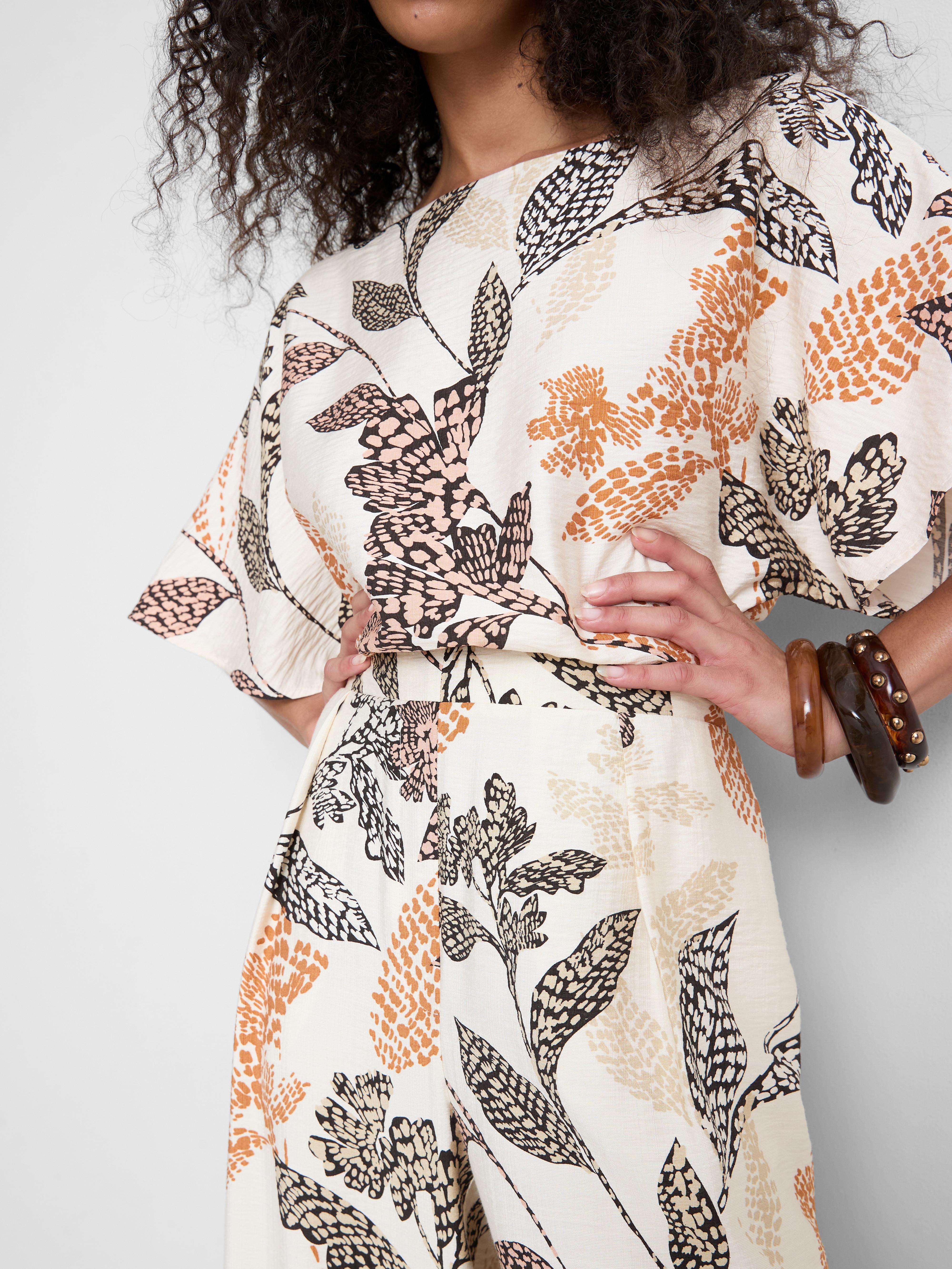Palazzo-Hose mit Print