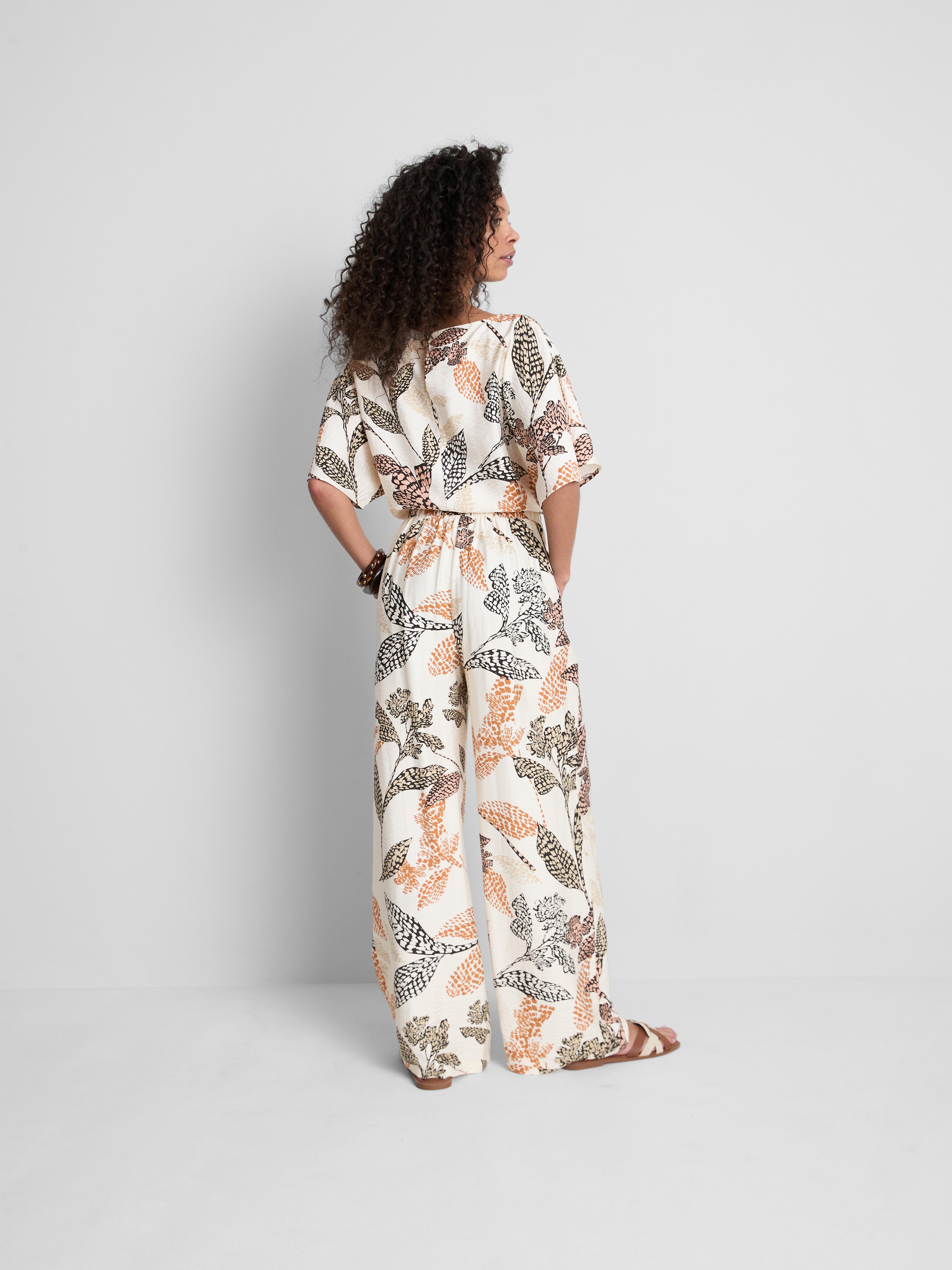 Palazzo-Hose mit Print
