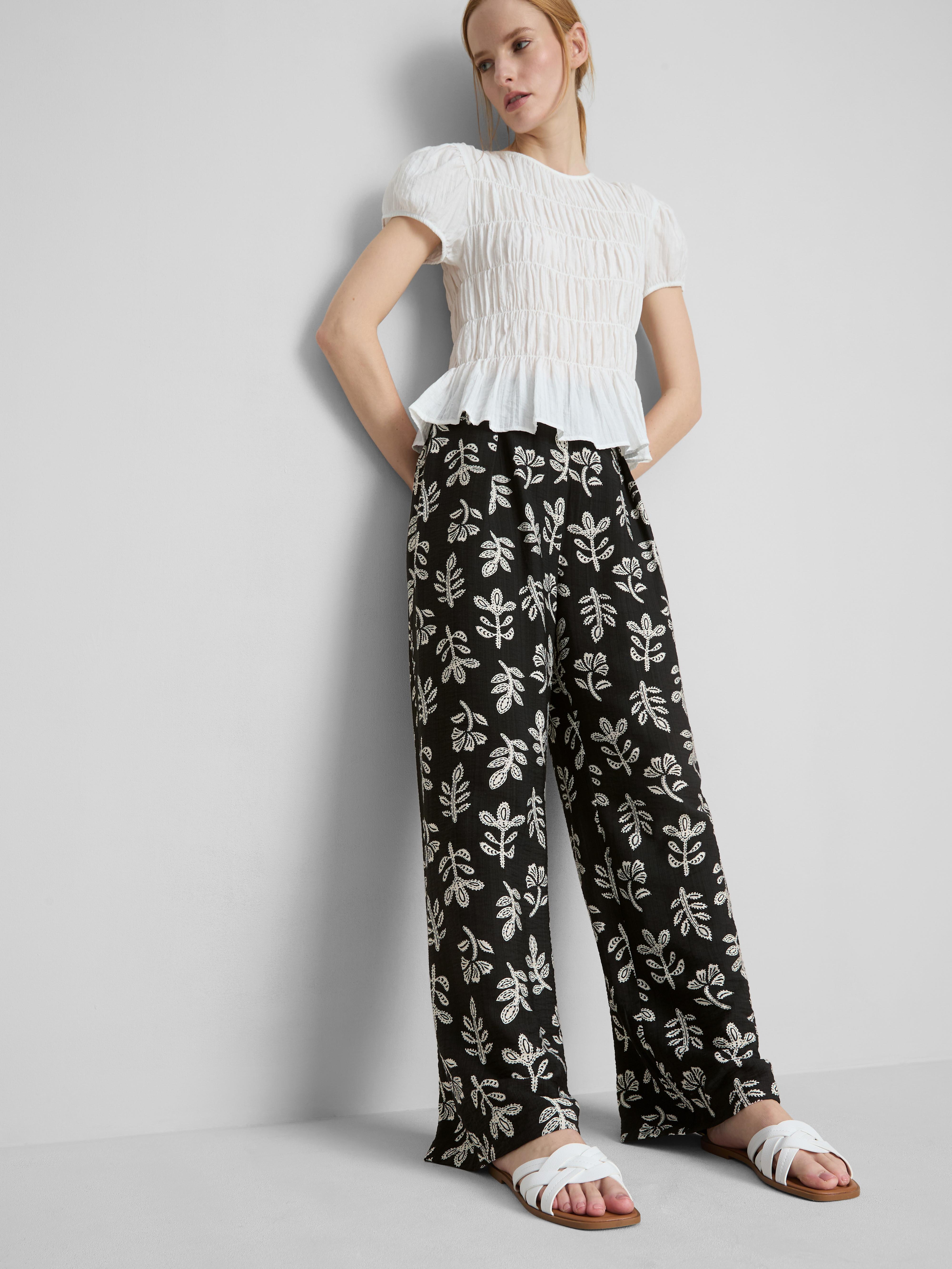 Printed Palazzo Trousers