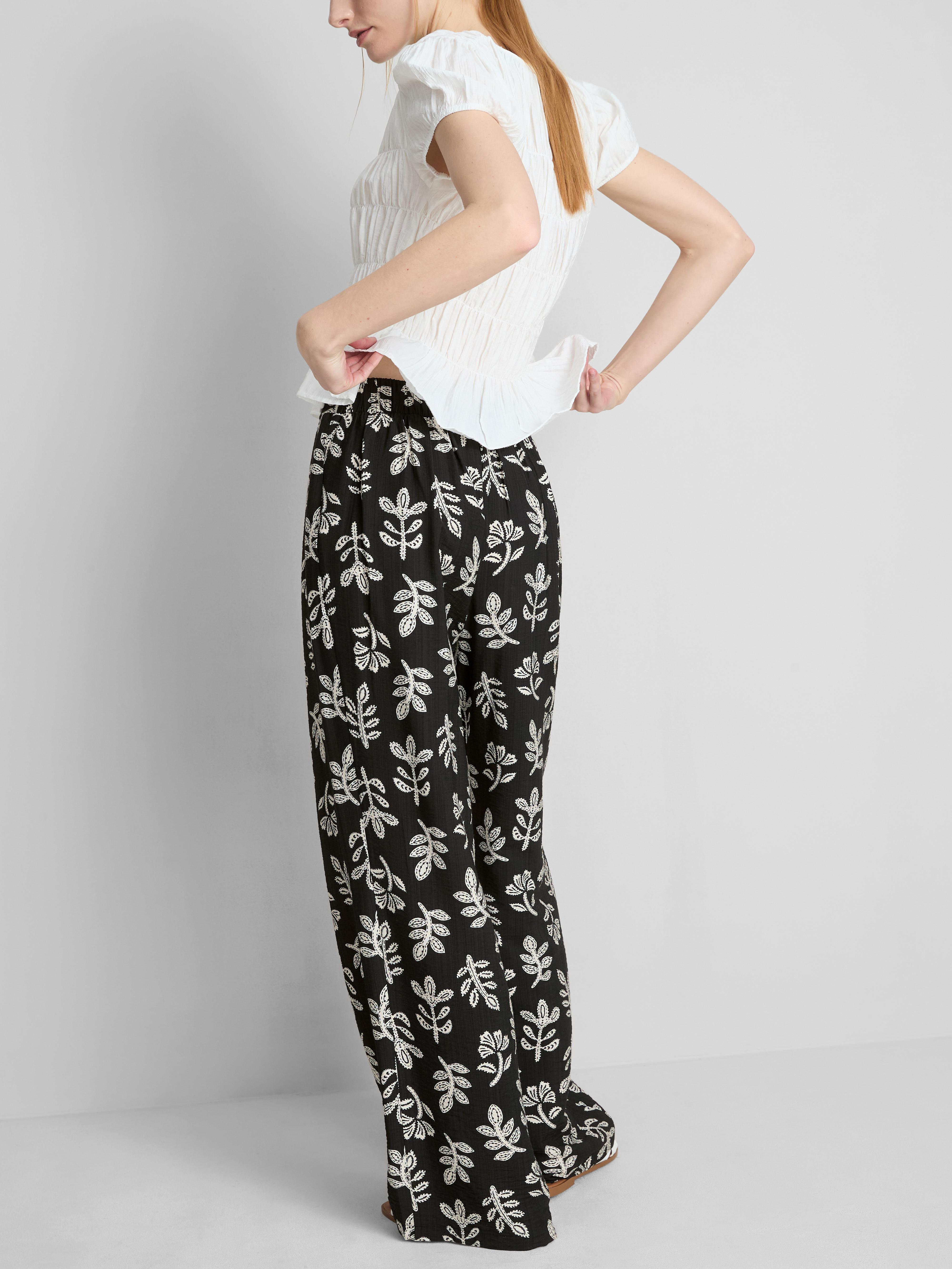 Printed Palazzo Trousers