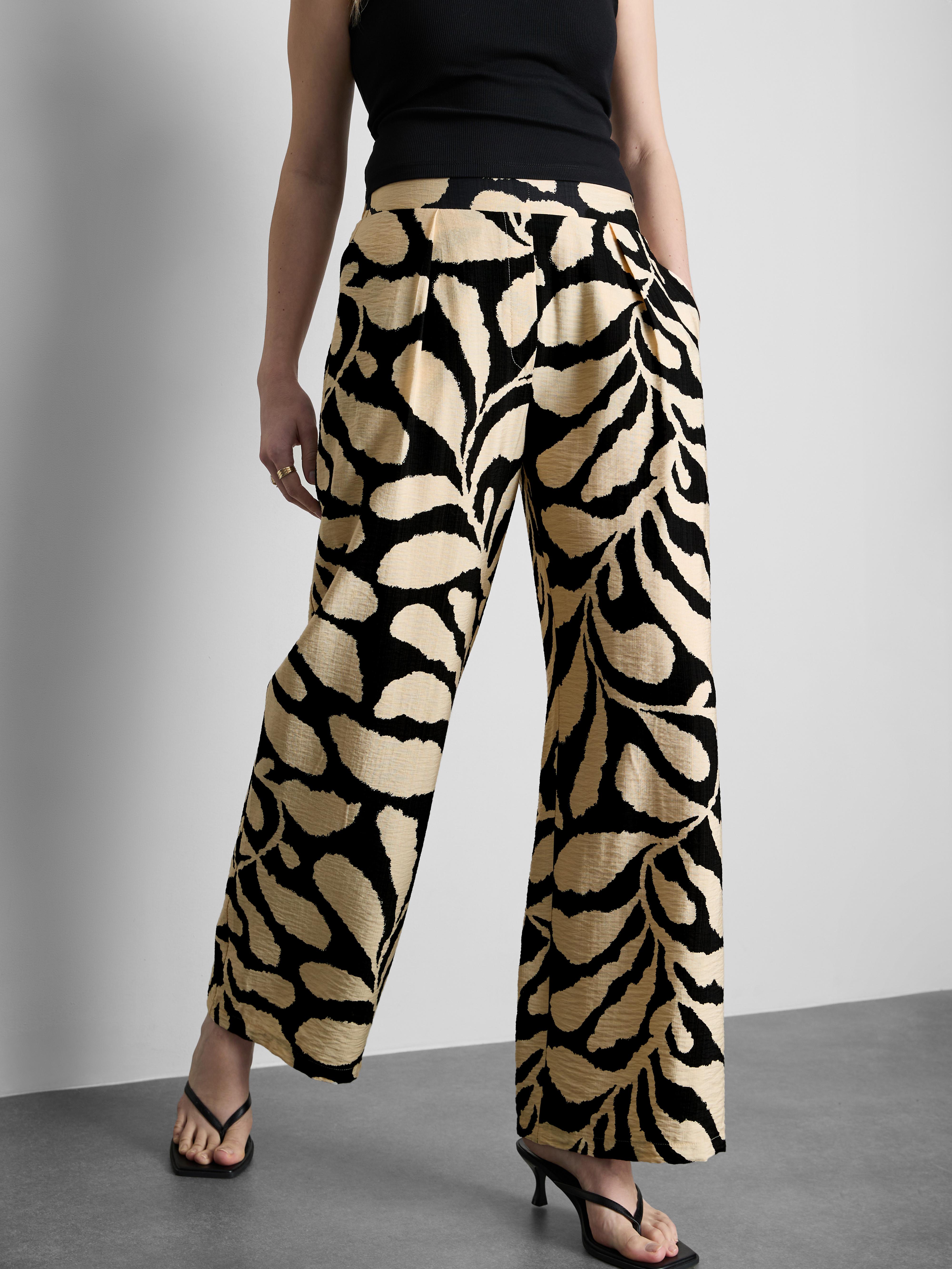 Pantalon palazzo imprimé