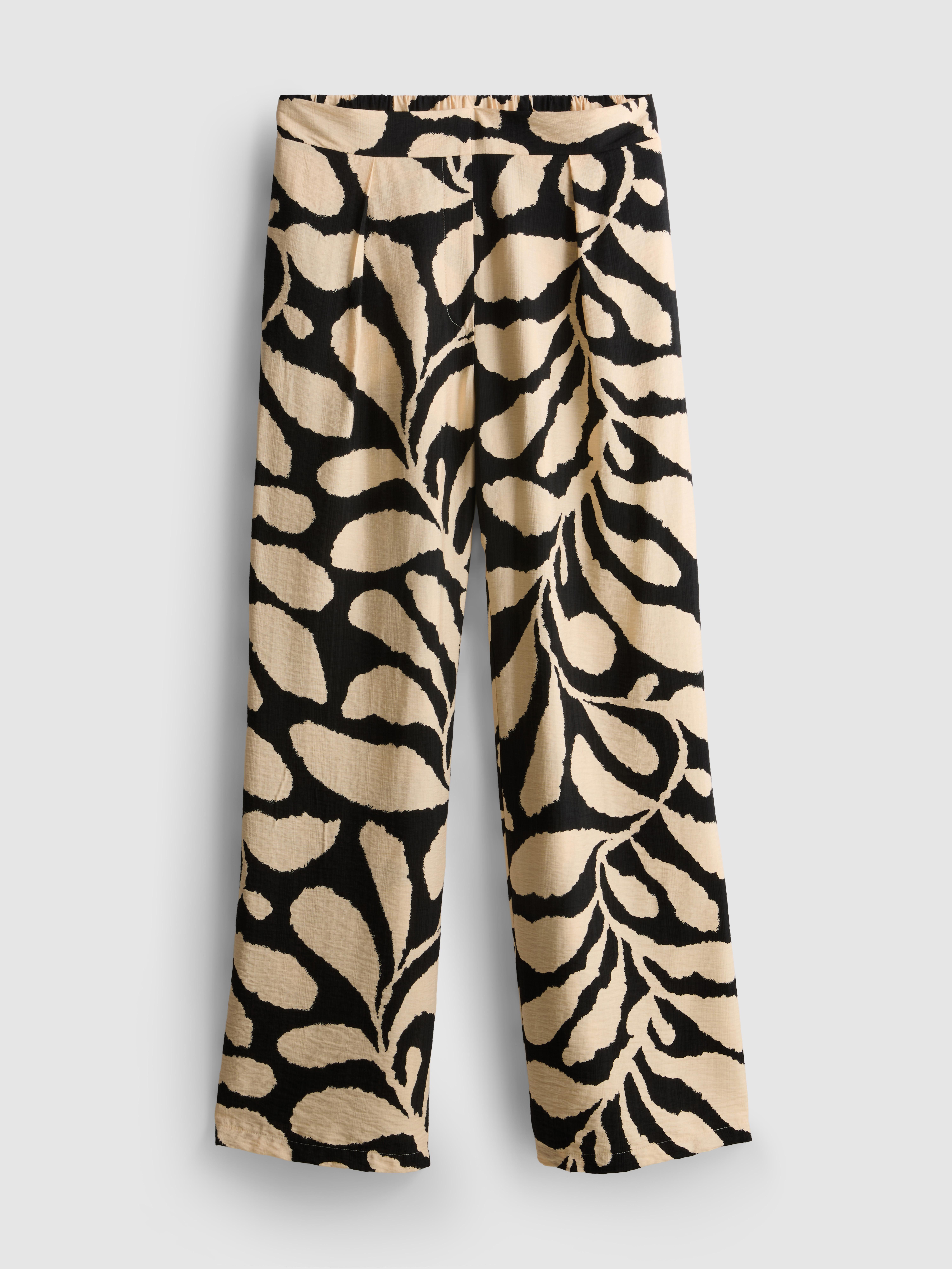 Pantalon palazzo imprimé
