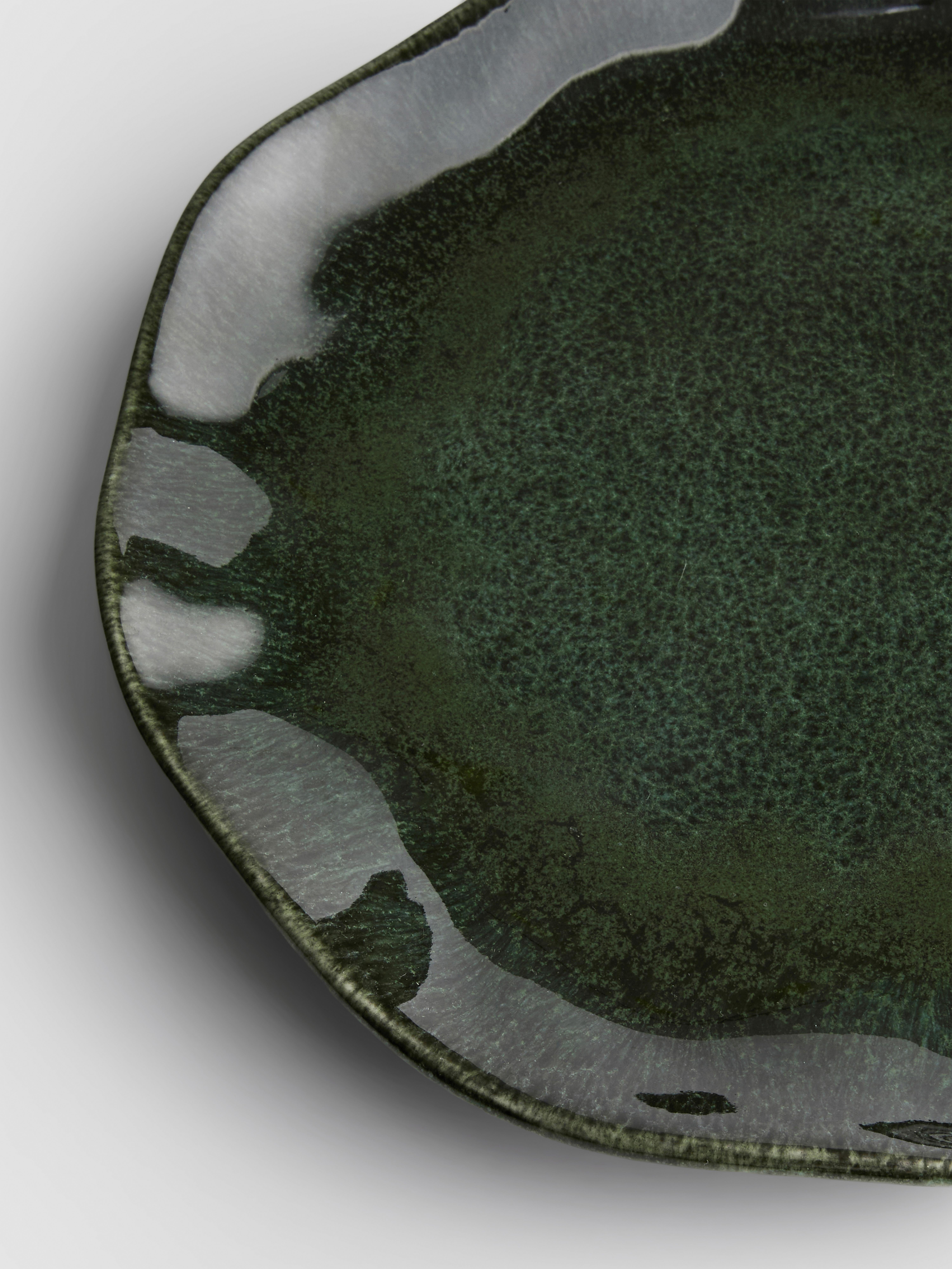 Kerámia nagytányér aszimmetrikus széllel