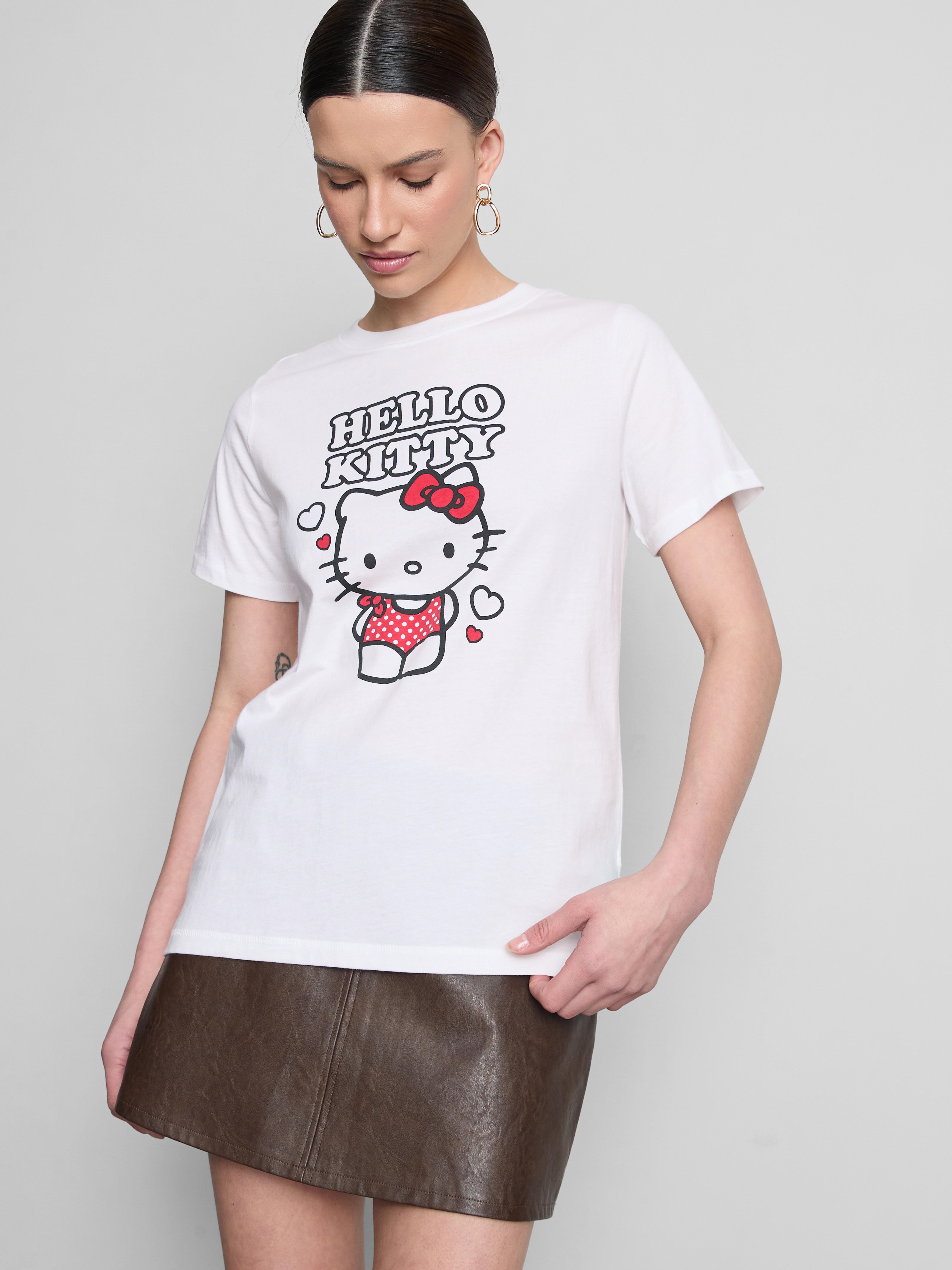 „Hello Kitty“ Baumwoll-T-Shirt mit Grafik