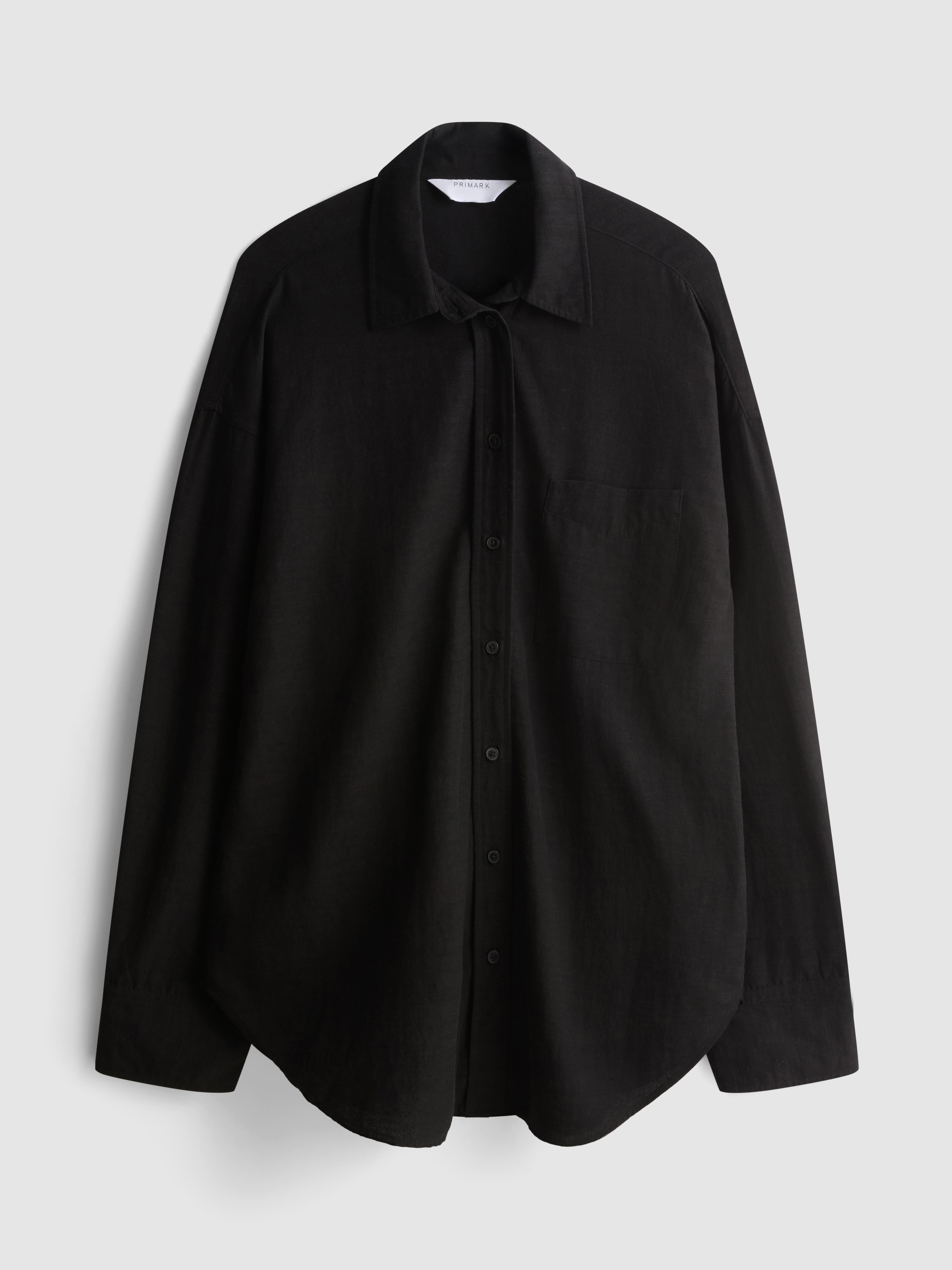 Classic Cotton-Blend Button-Down Shirt