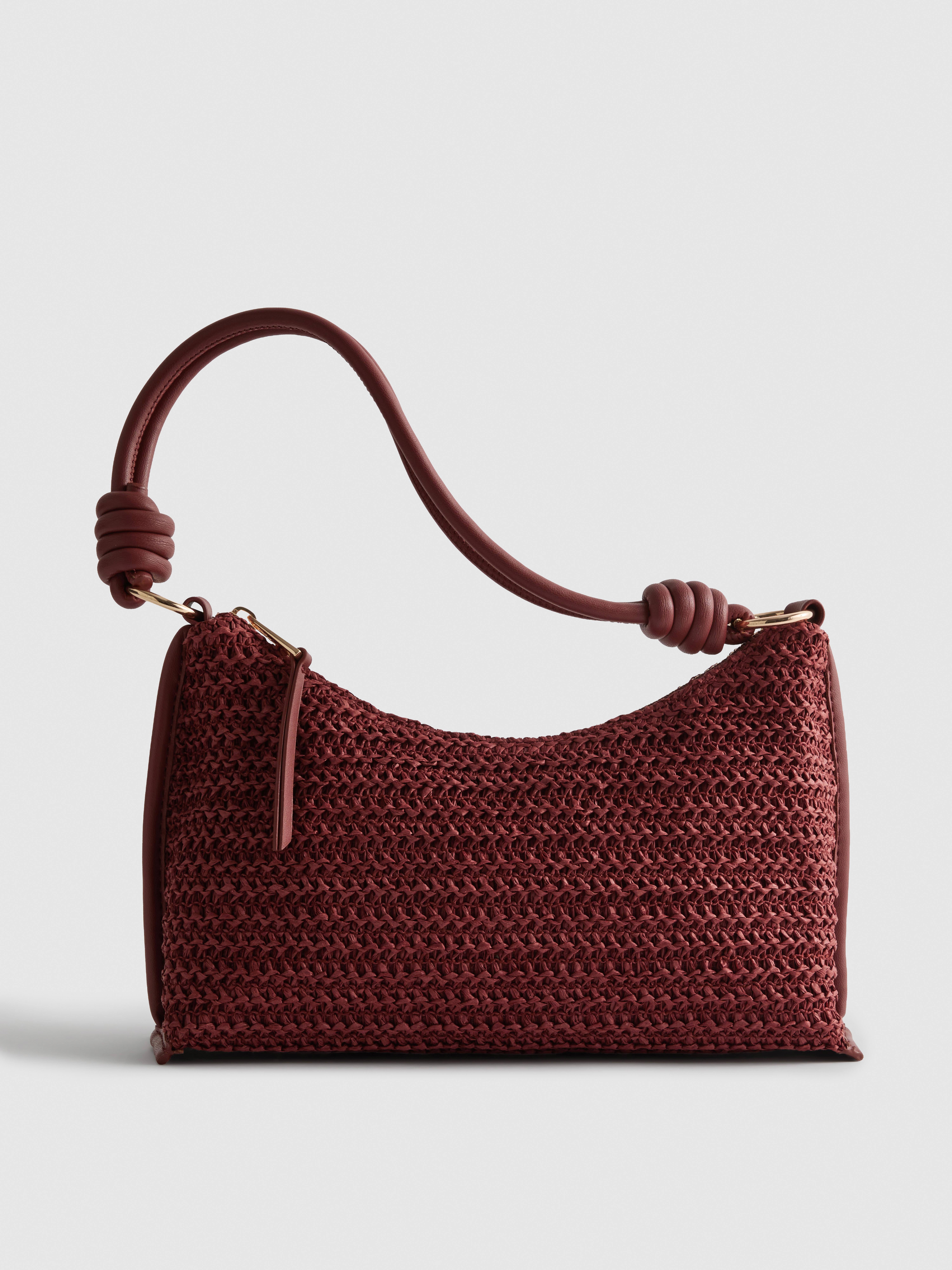 Gevlochten schoudertas