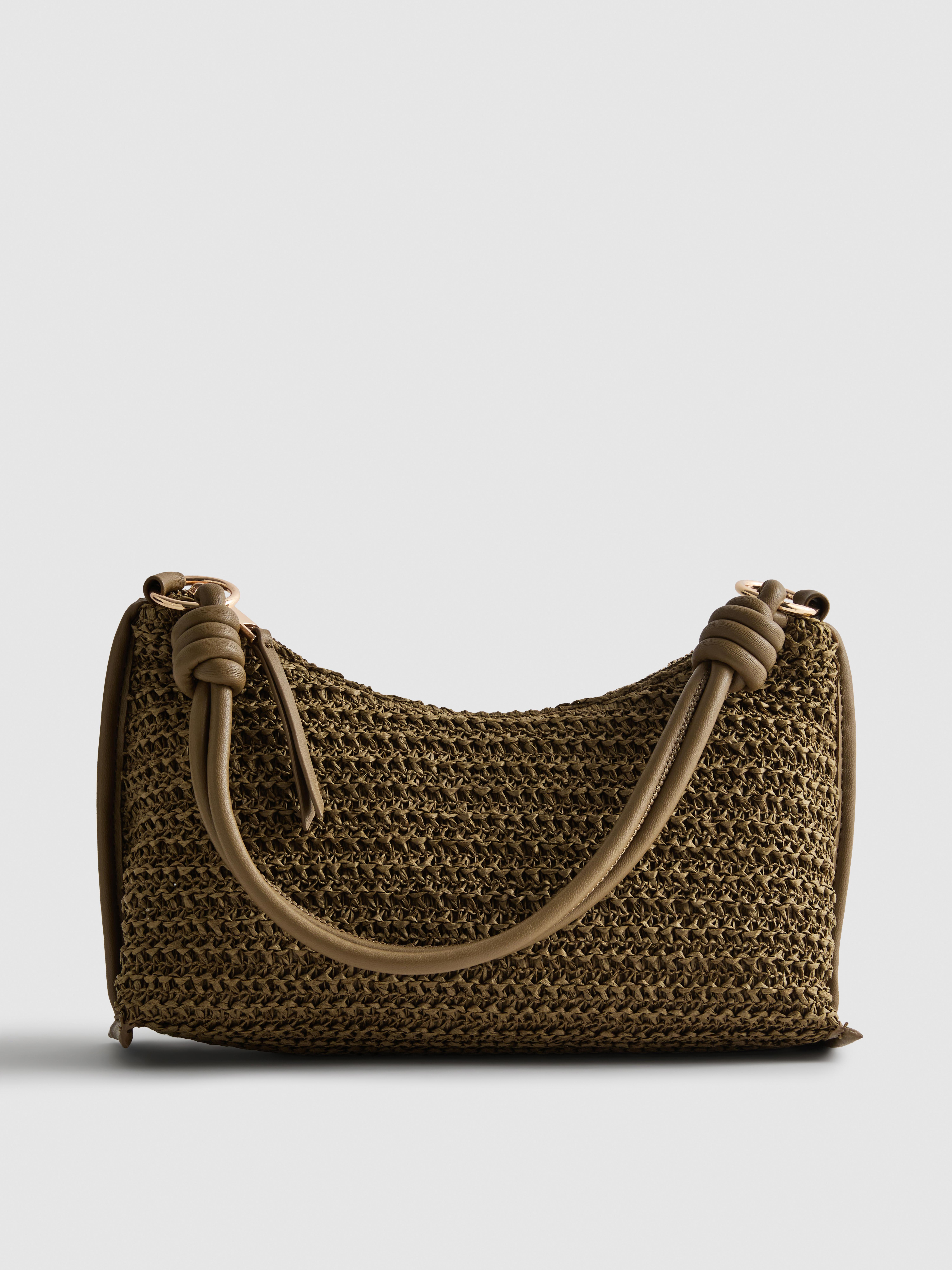 Gevlochten schoudertas
