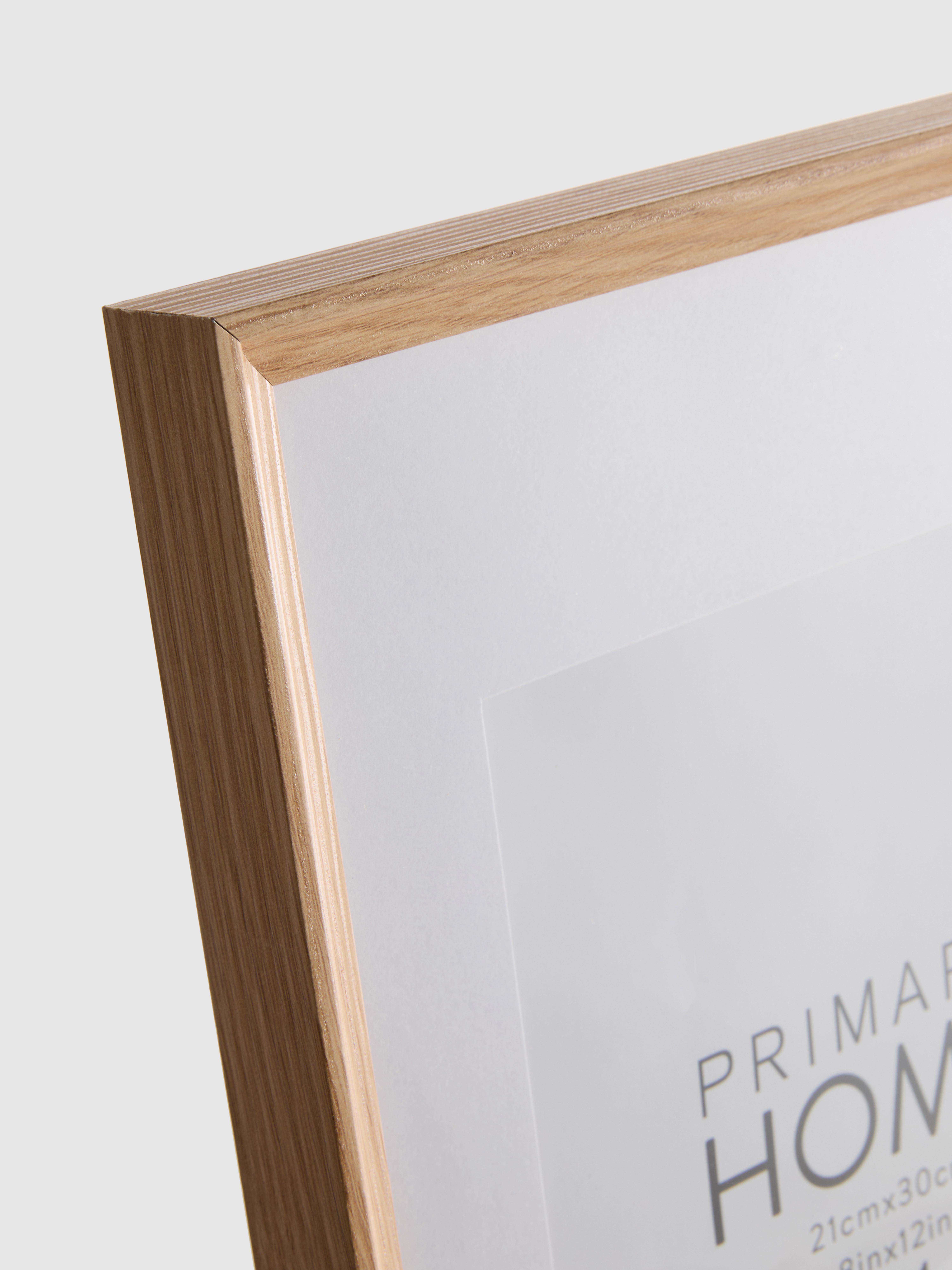 Marco de fotos de madera biselado | A4