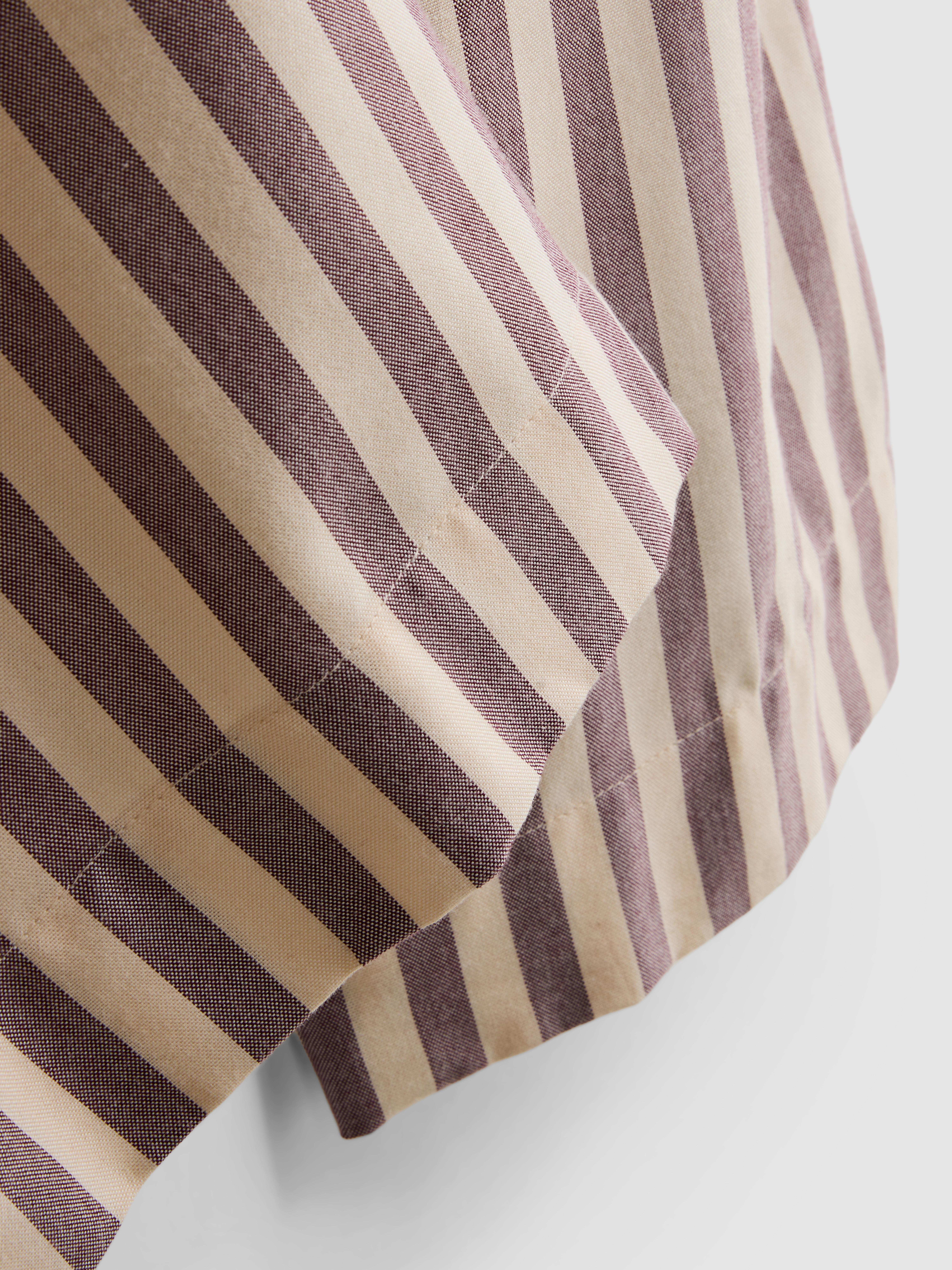 Pantalon à cordon de serrage et rayures Oxford