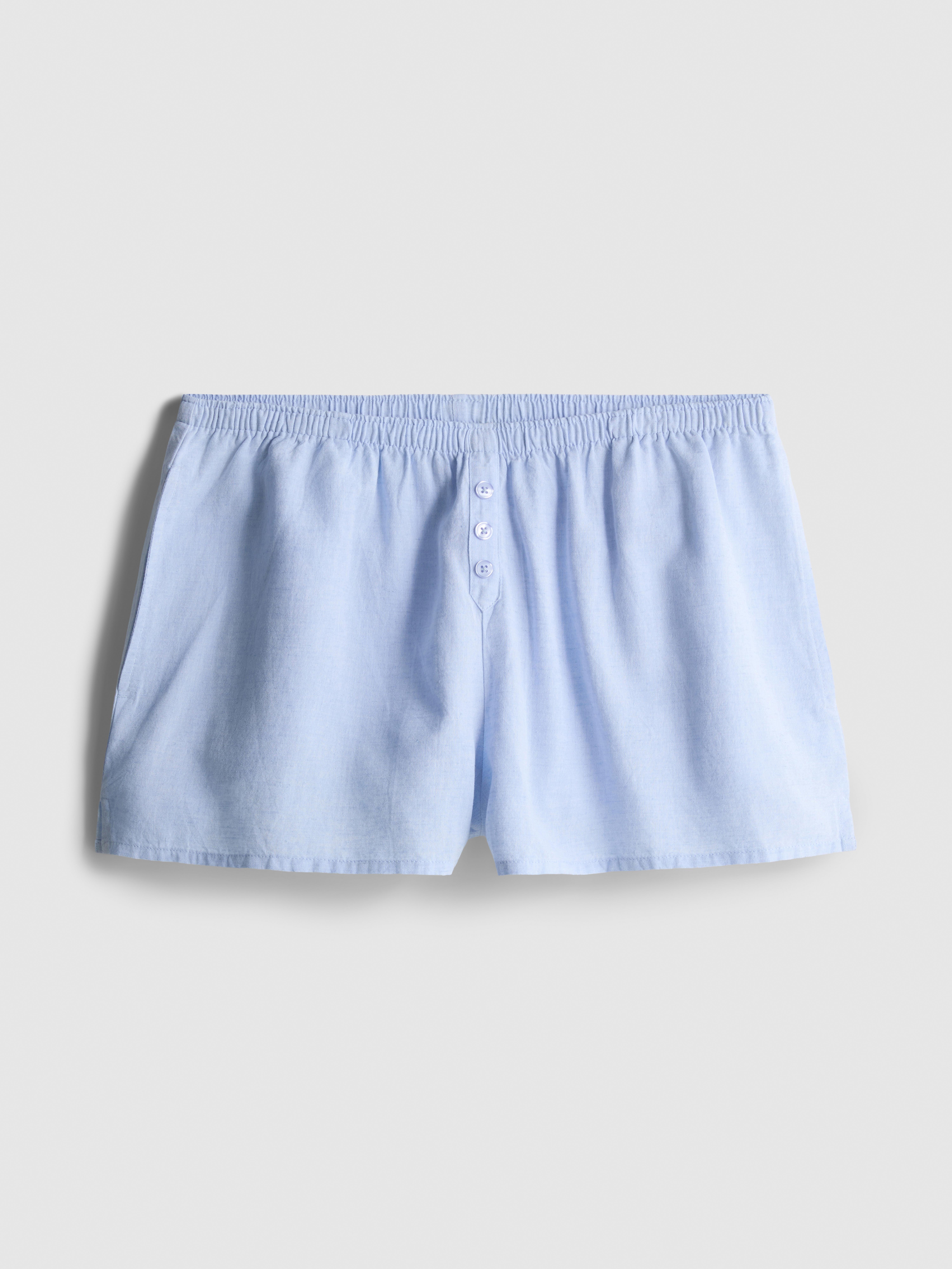 Short de pyjama en mélange de coton