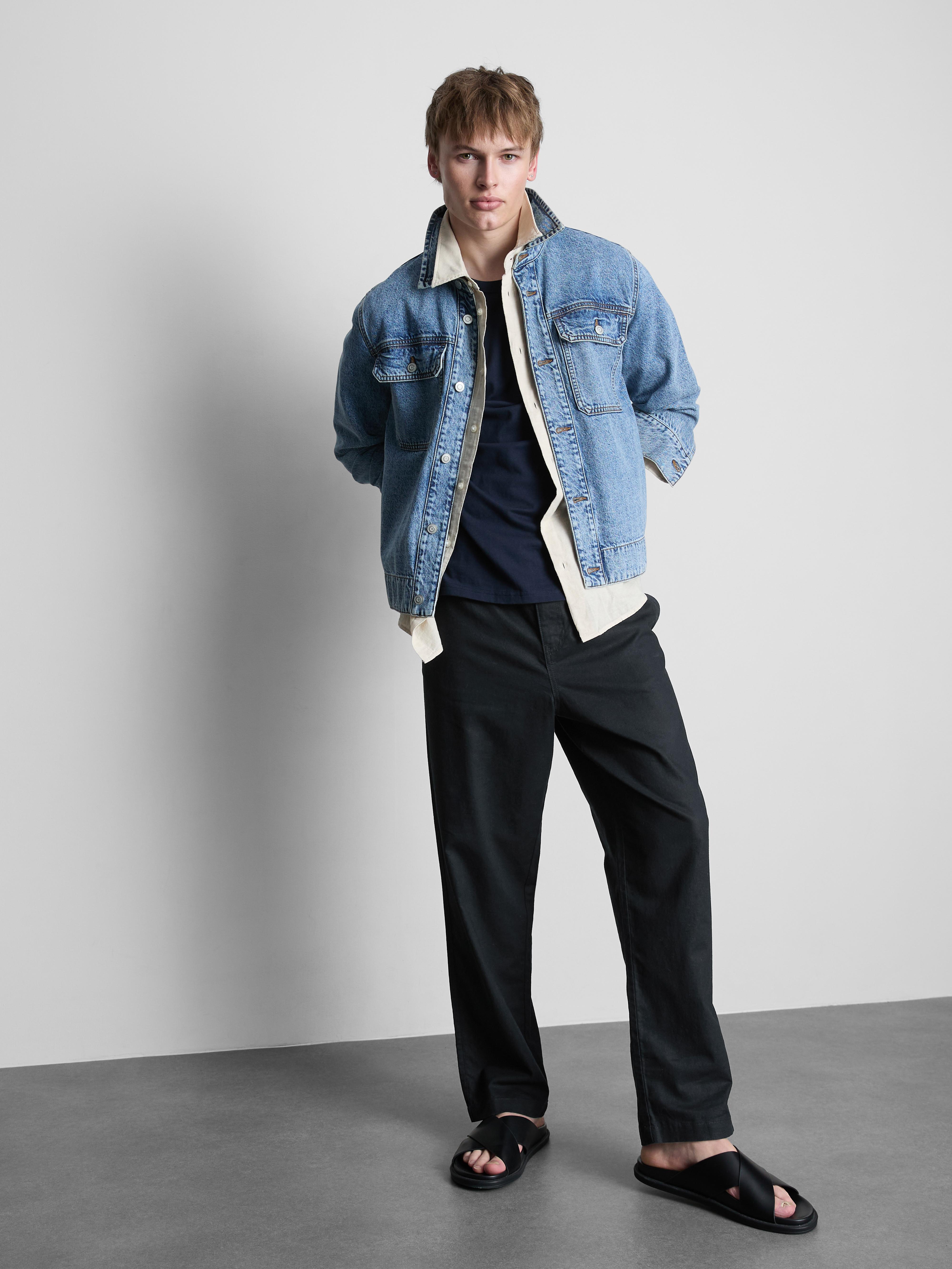 Hose aus Leinengemisch