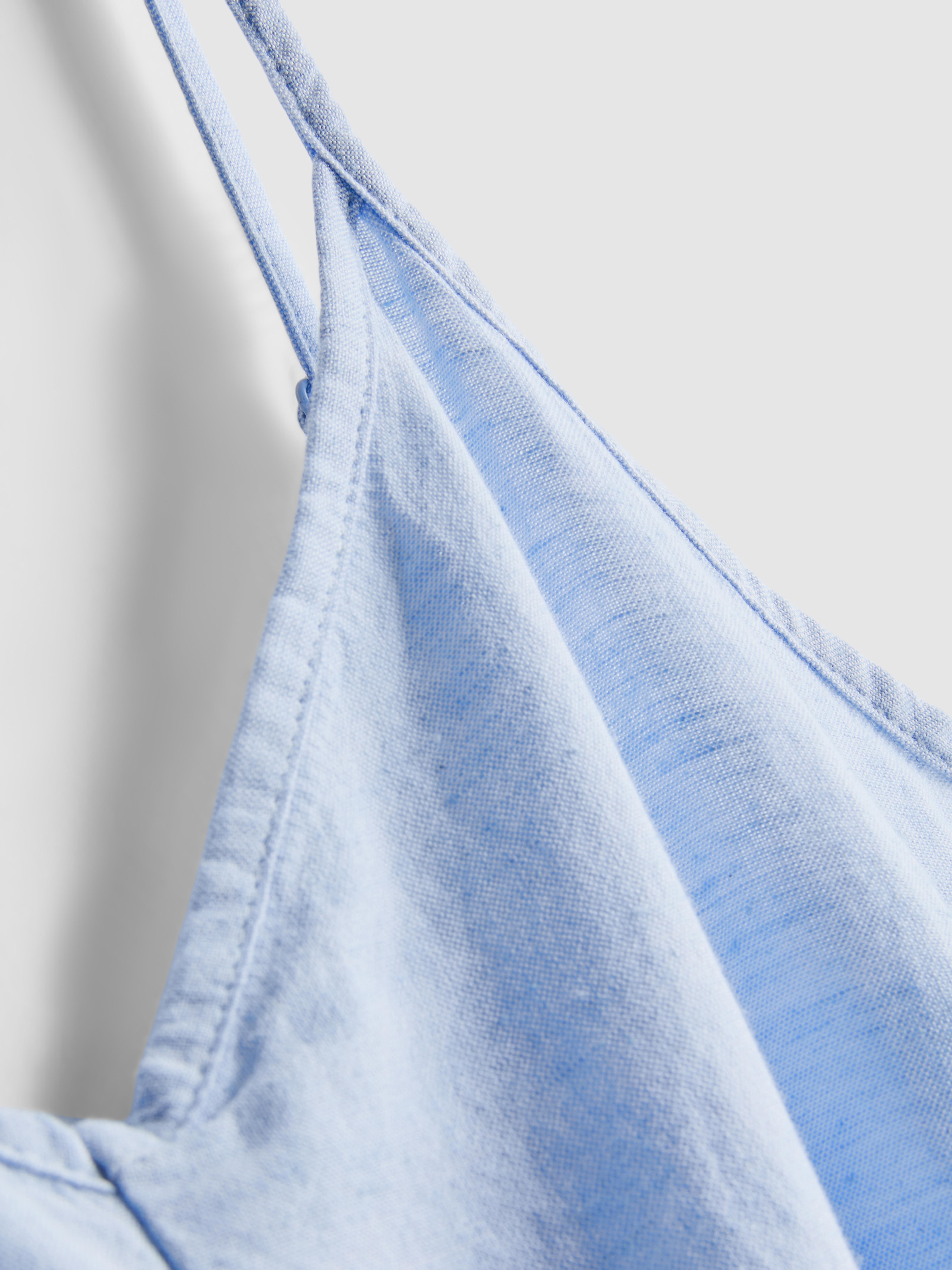 Cotton Blend Seam Detail Chemise