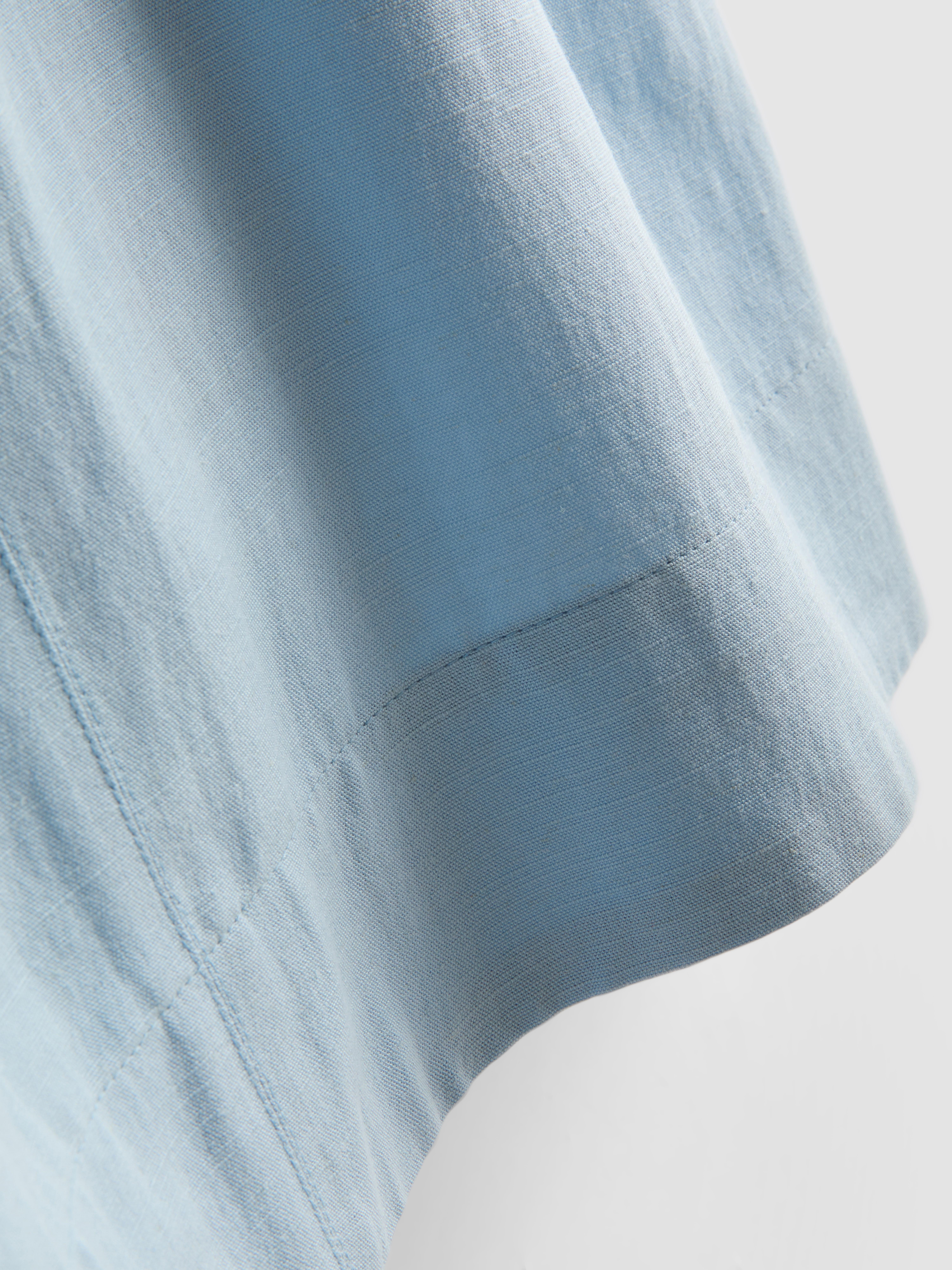 Cotton Blend Cropped Pinafore Top