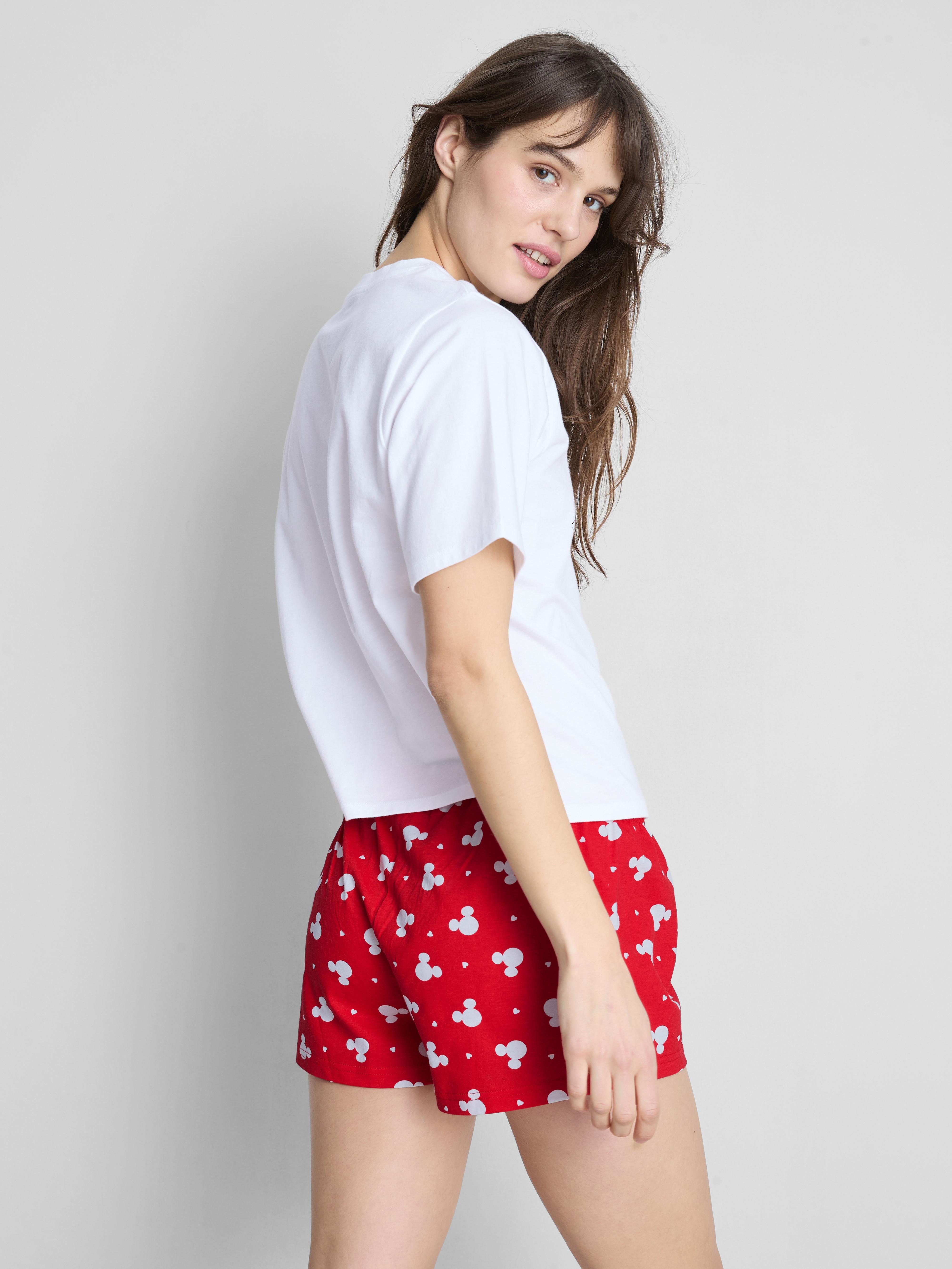 Pijama corto de Mickey y Minnie Mouse de Disney