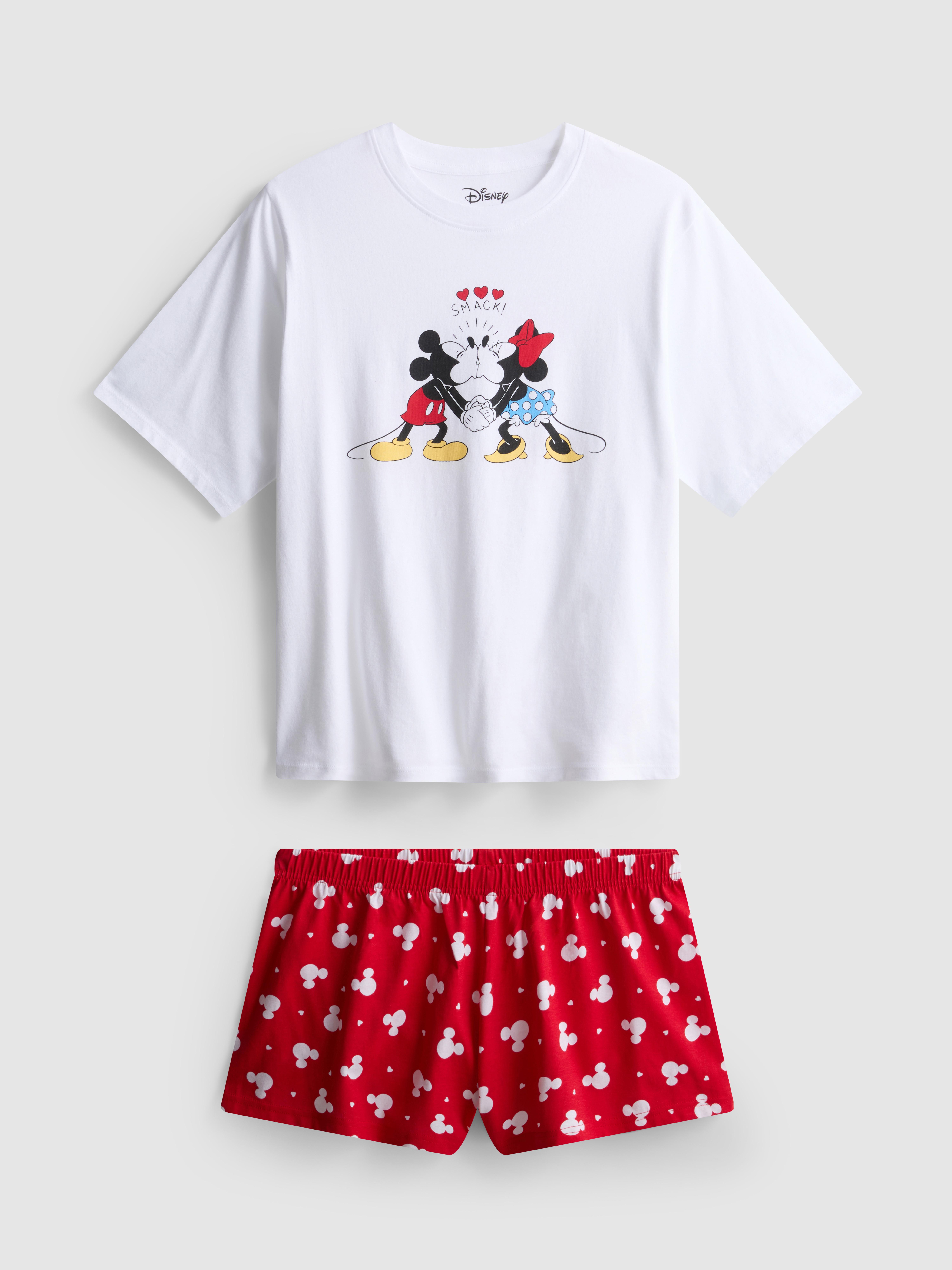 Pijama corto de Mickey y Minnie Mouse de Disney