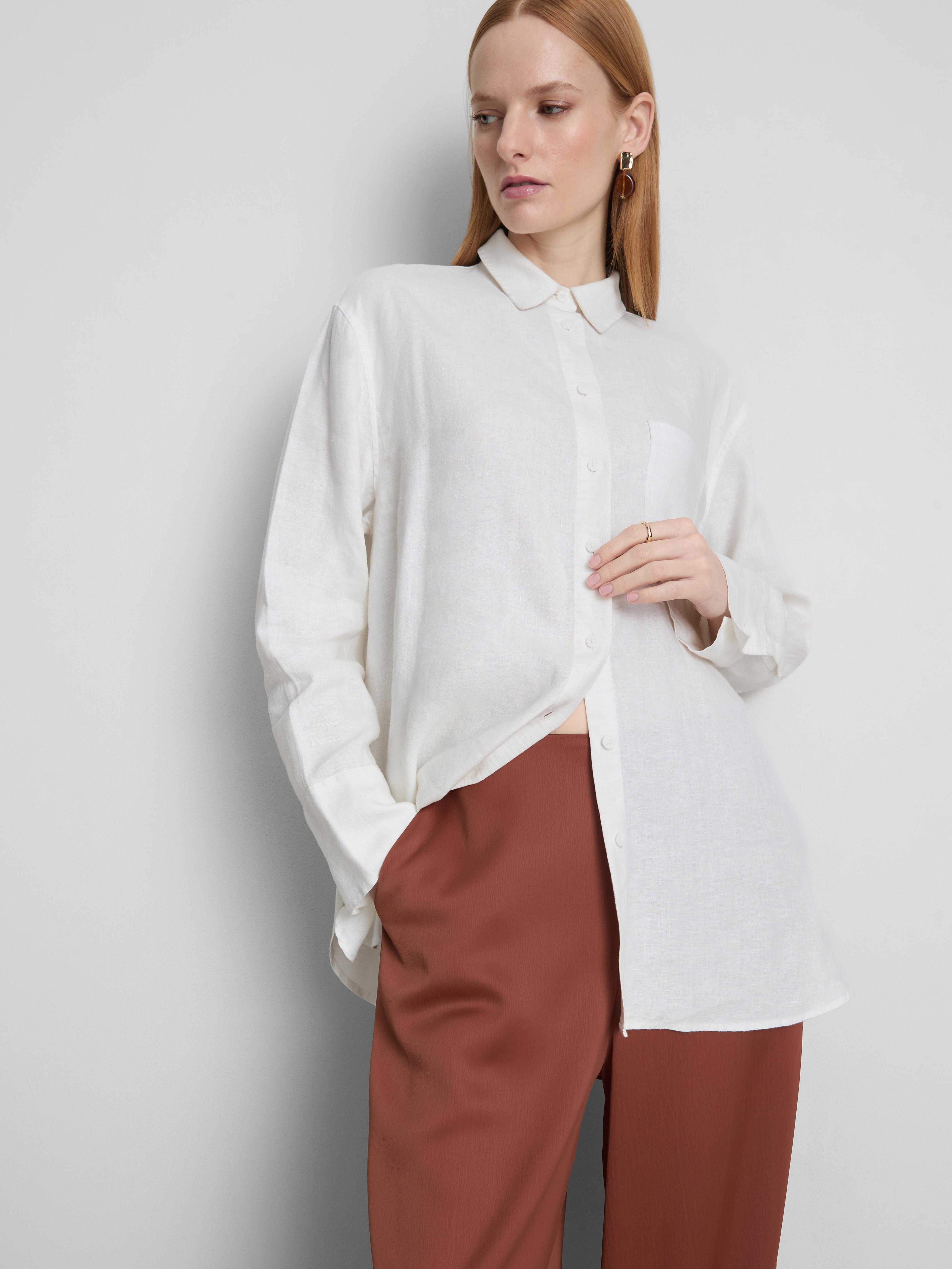 Klassiek linnen overhemd The Edit