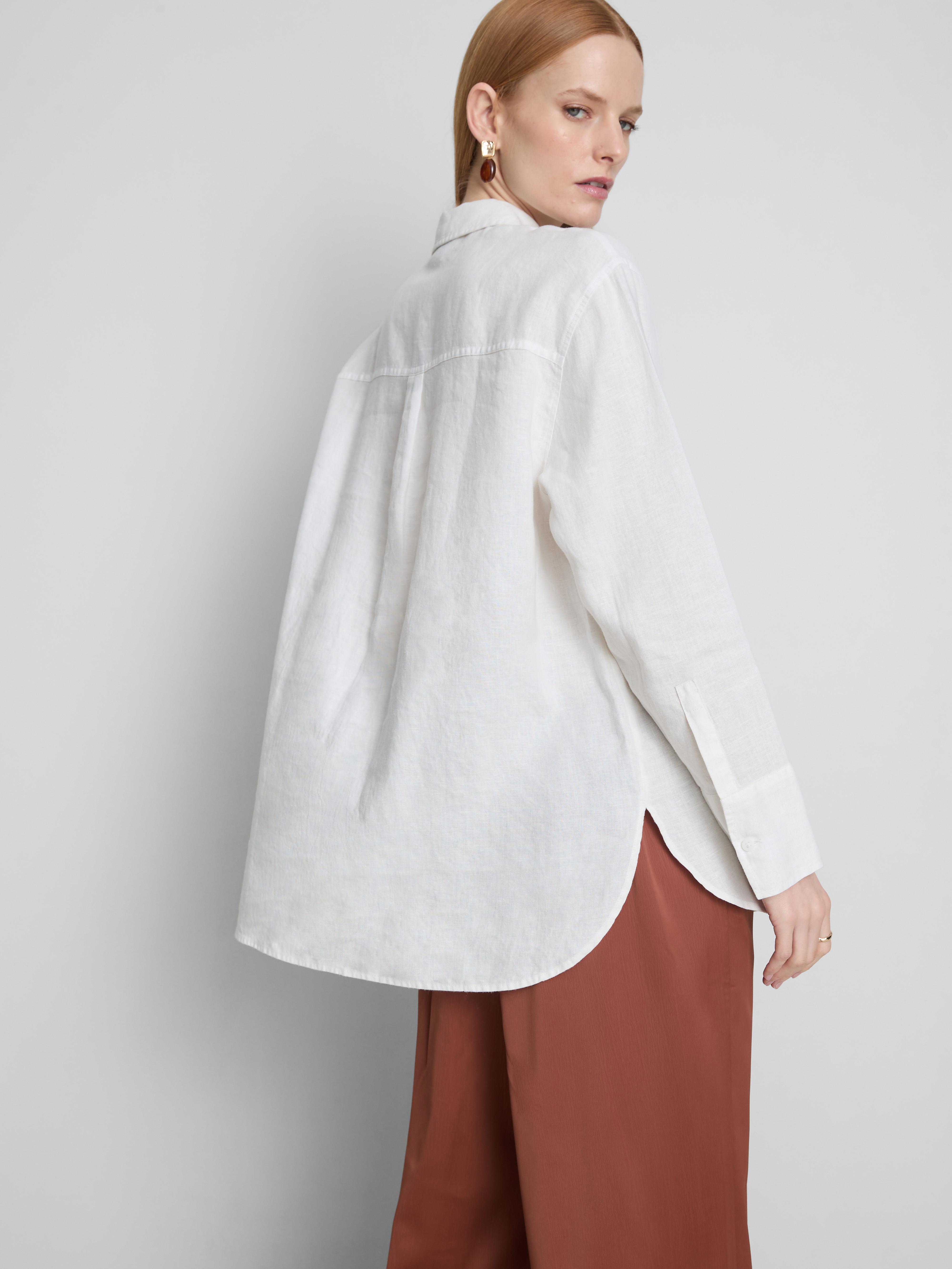 Klassiek linnen overhemd The Edit