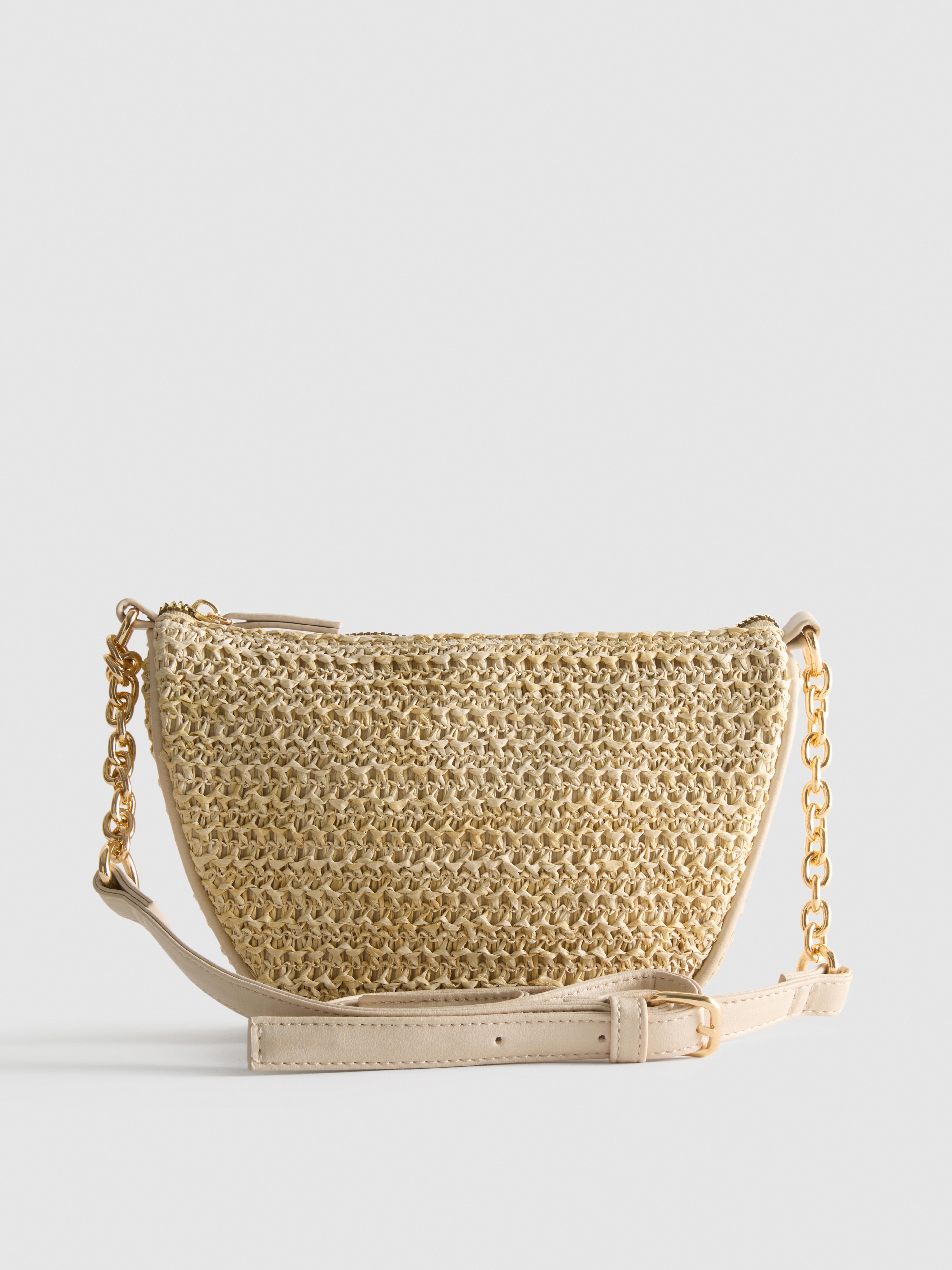 Borsa a tracolla intrecciata