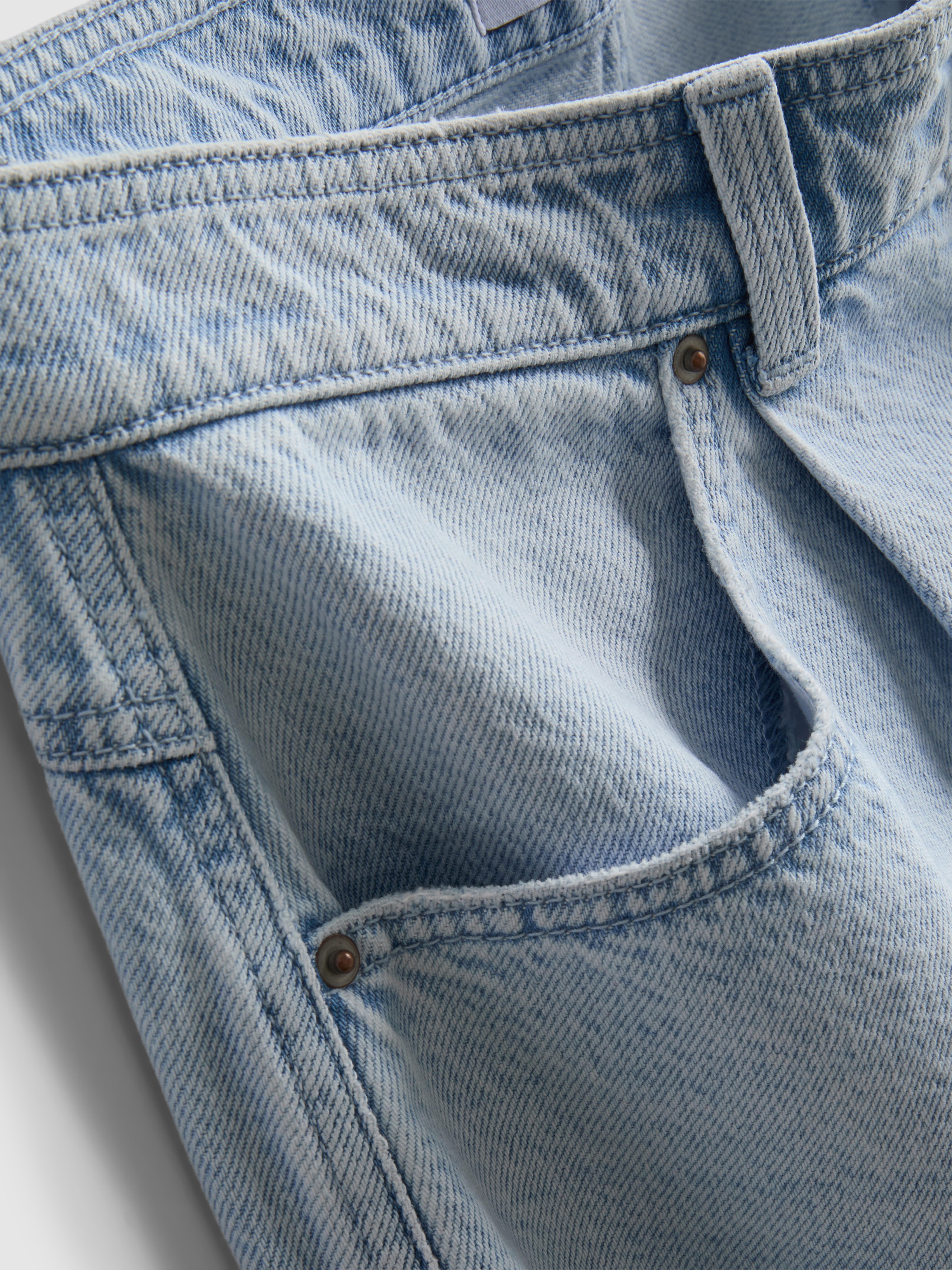 Bermuda en denim de coton