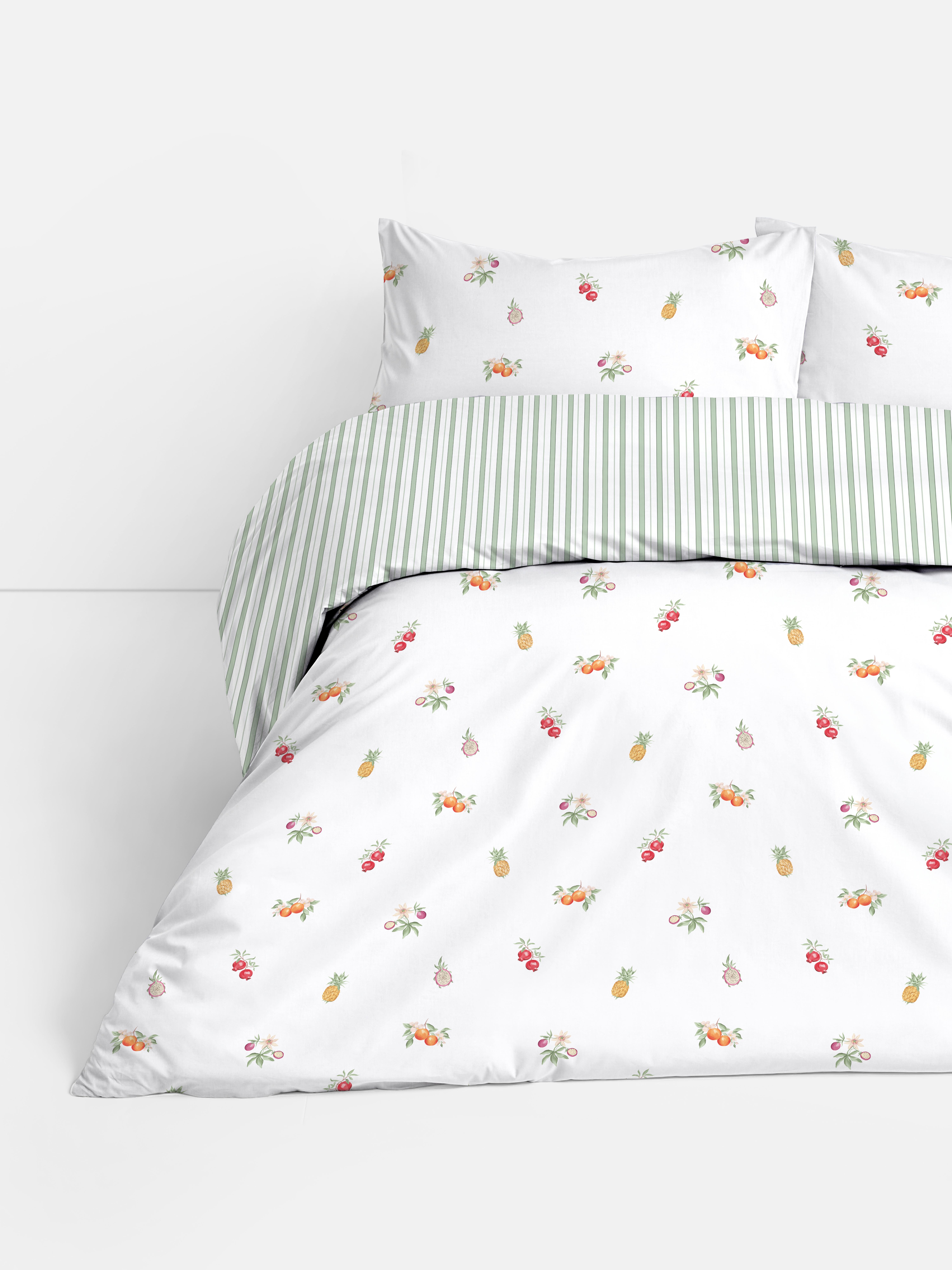Parure de lit à motif fruité