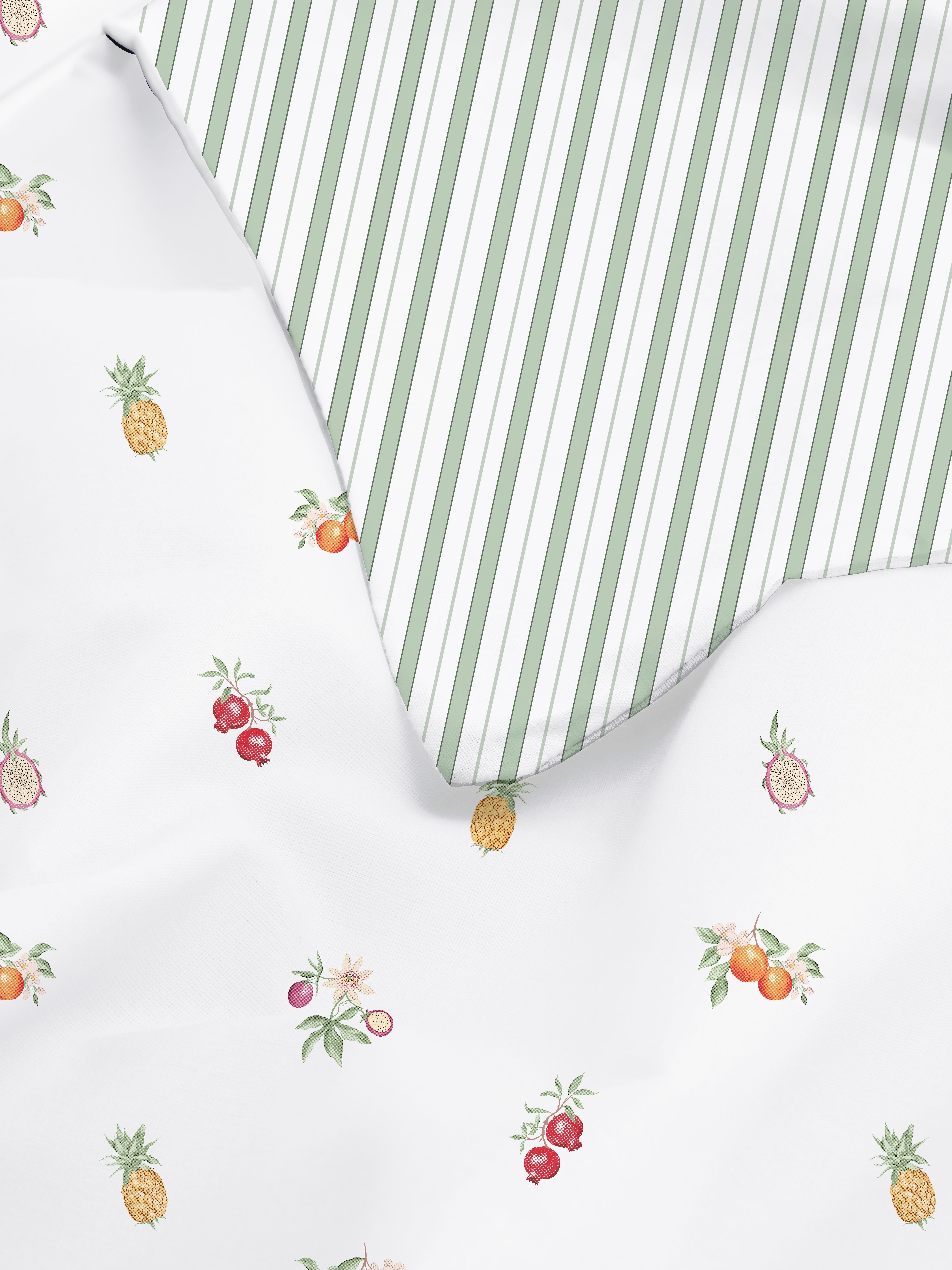 Parure de lit à motif fruité