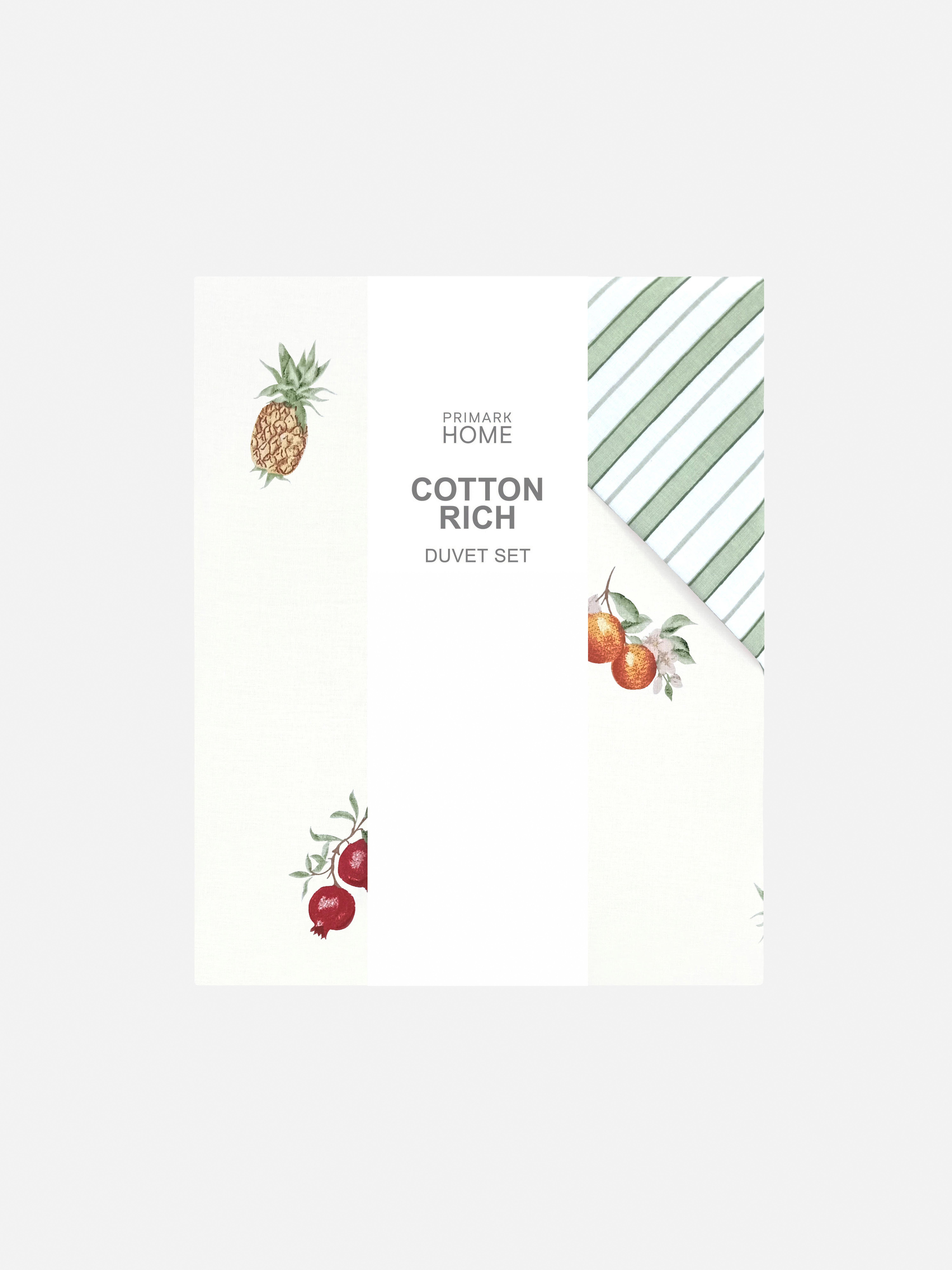 Parure de lit à motif fruité