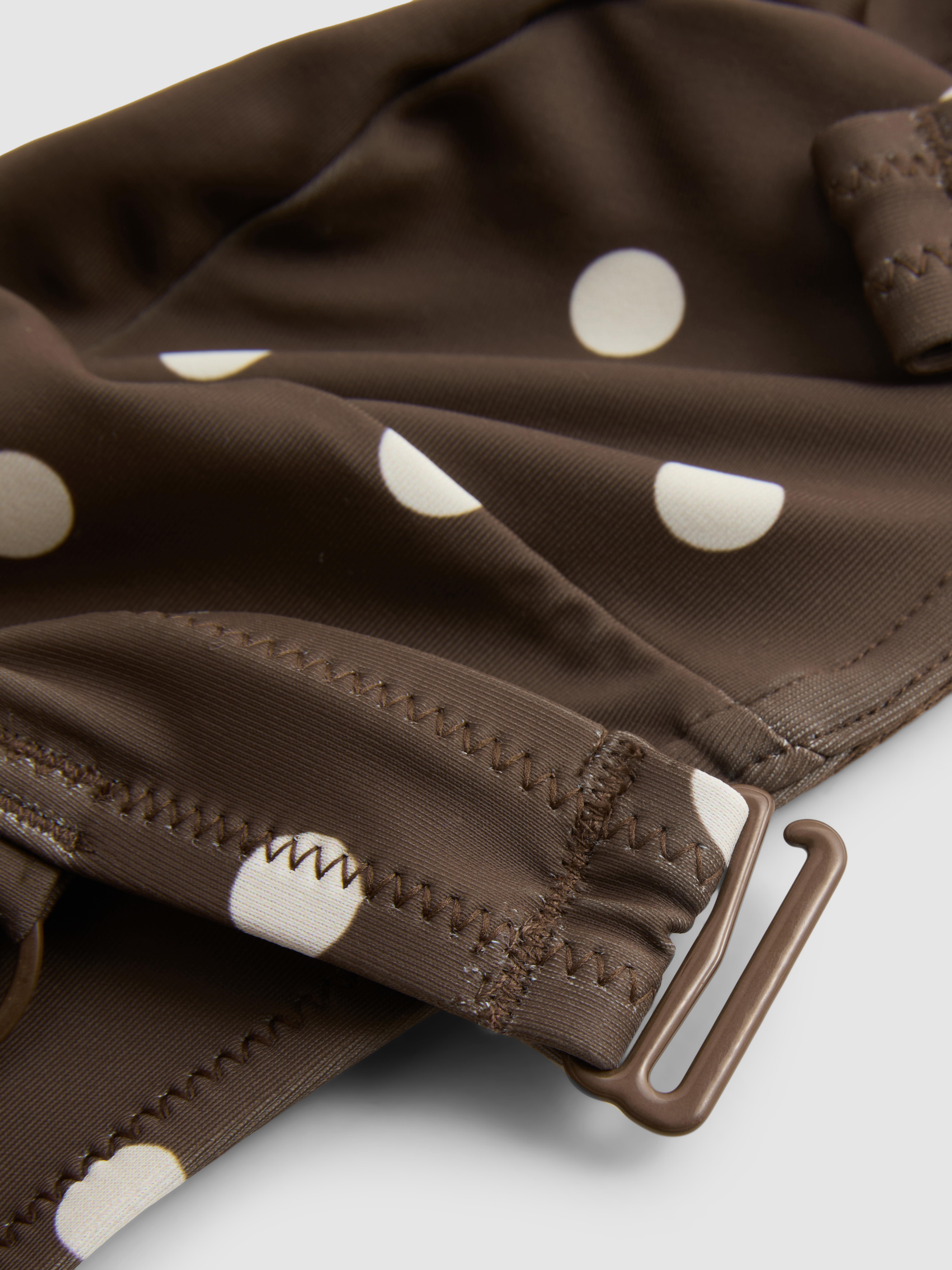 Underwired Balconette Polka Dot Bikini Top