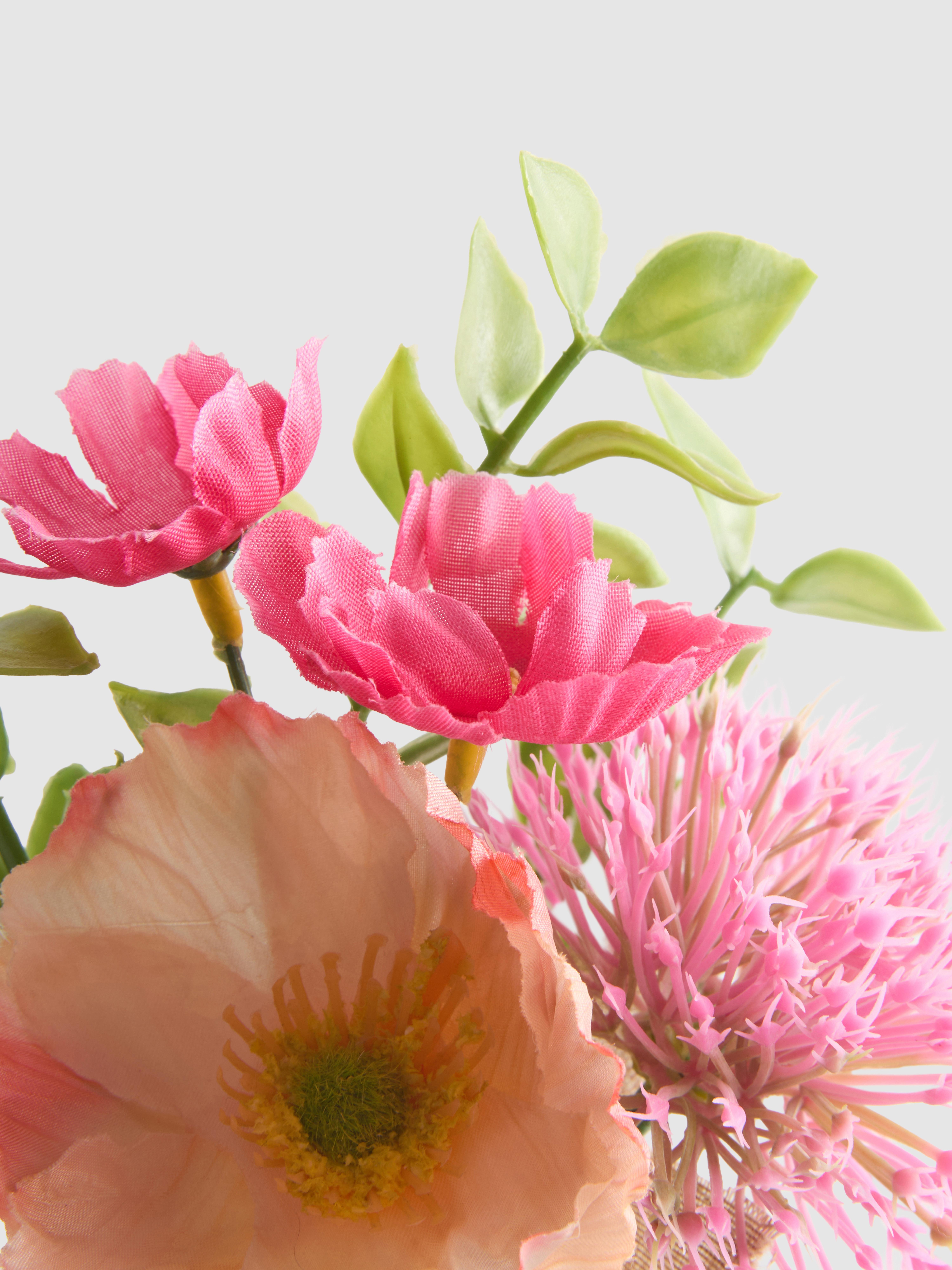 Faux Floral Summer Arrangement